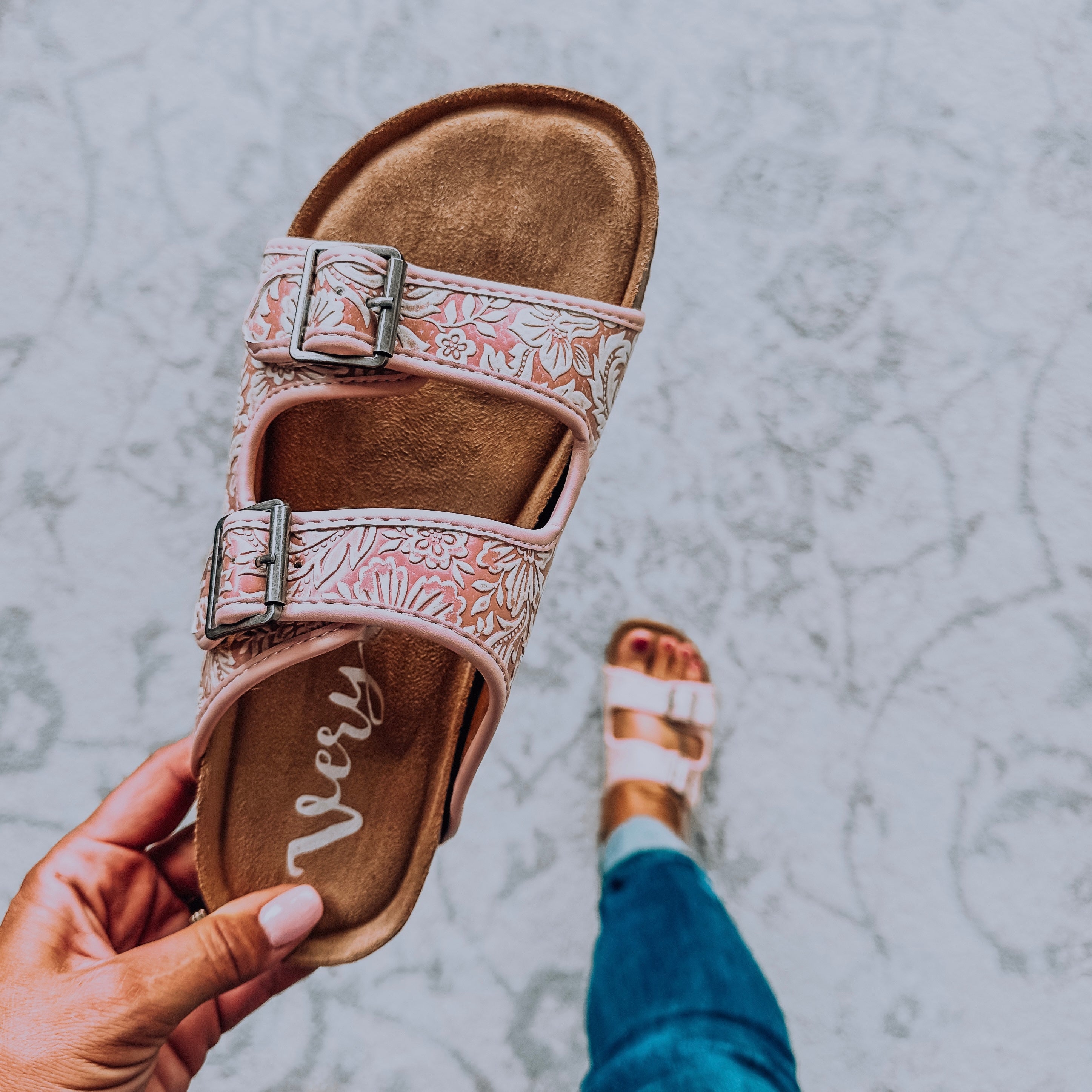 Berry Sandal - Blush