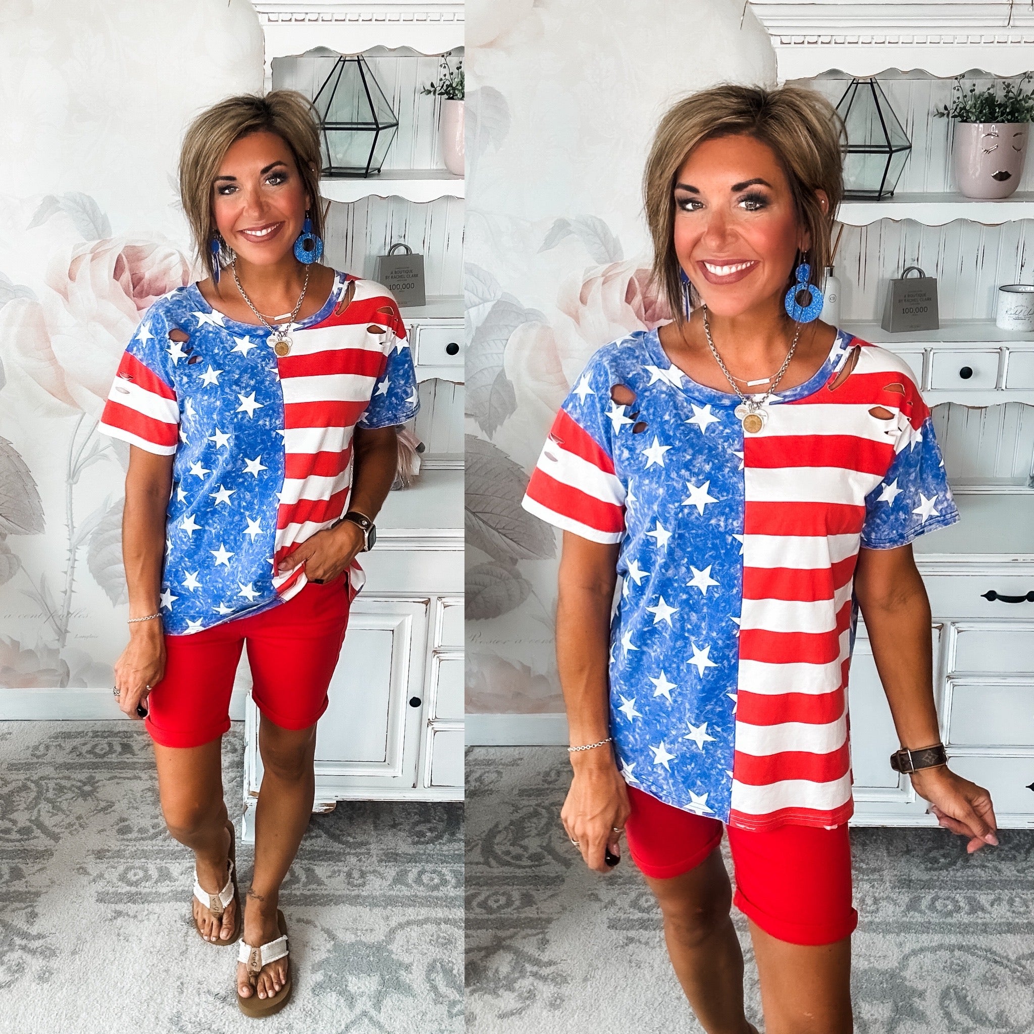 Ol' Glory Mineral Wash Tee