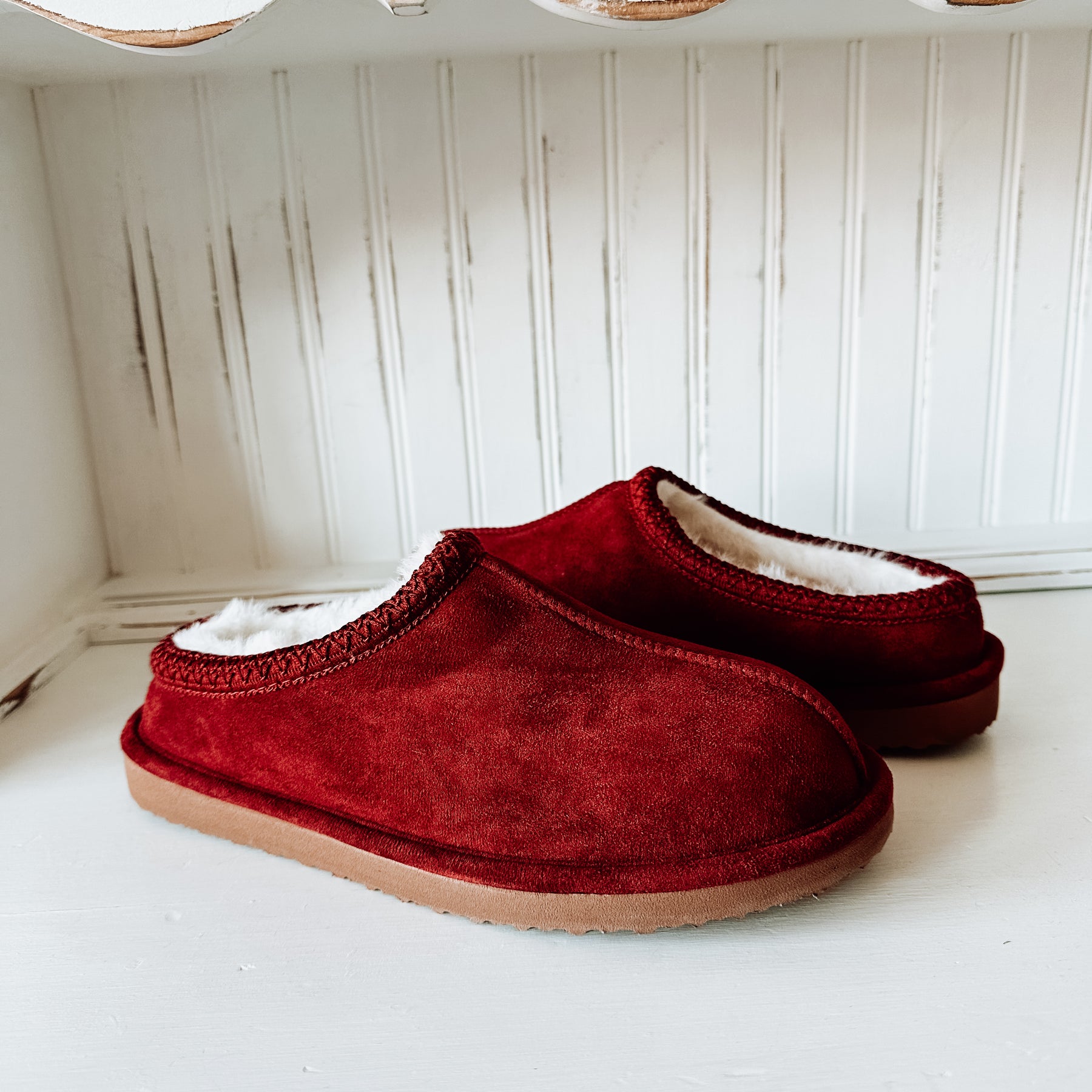 Cheers Platform Slipper - Maroon