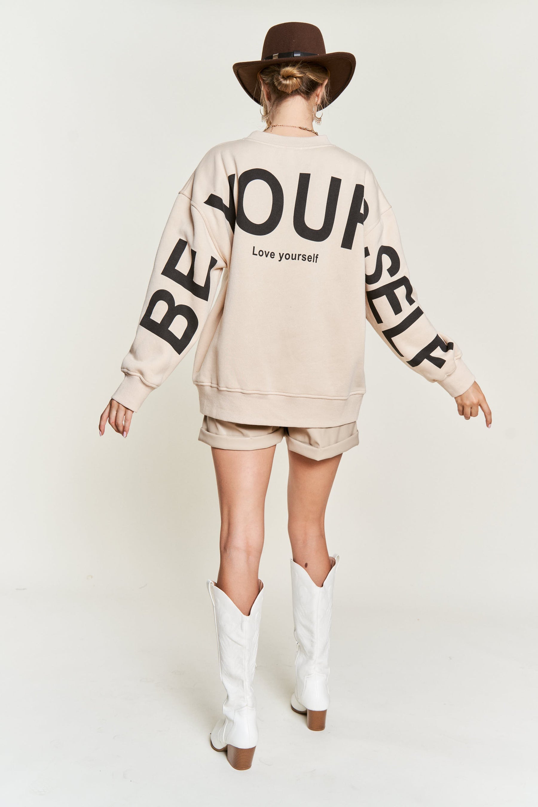 Be Yourself Pullover Sweatshirt