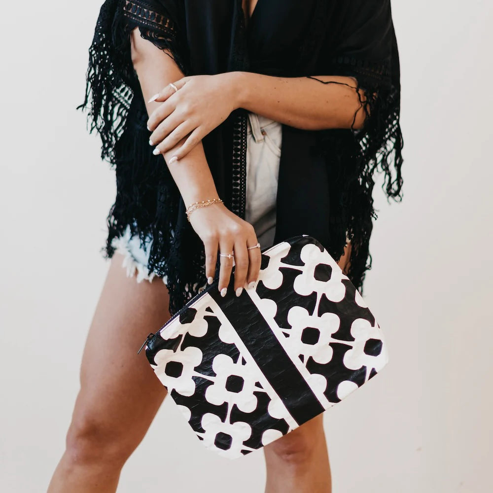 Splash Proof Kona Collection Set - Clover Black/White