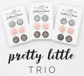 Pretty Little Trio Triplet Earrings