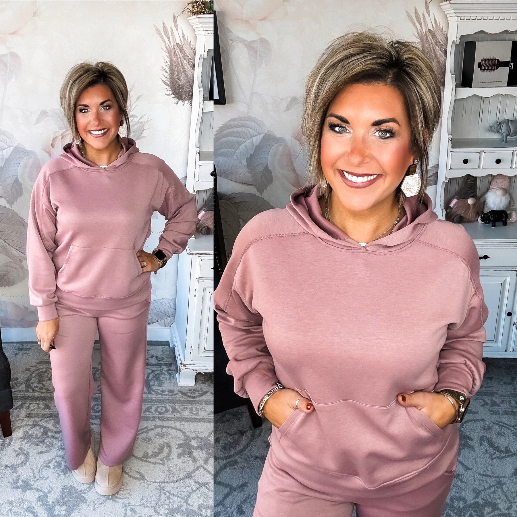 Charmed On The Weekend Hoodie - Mauve