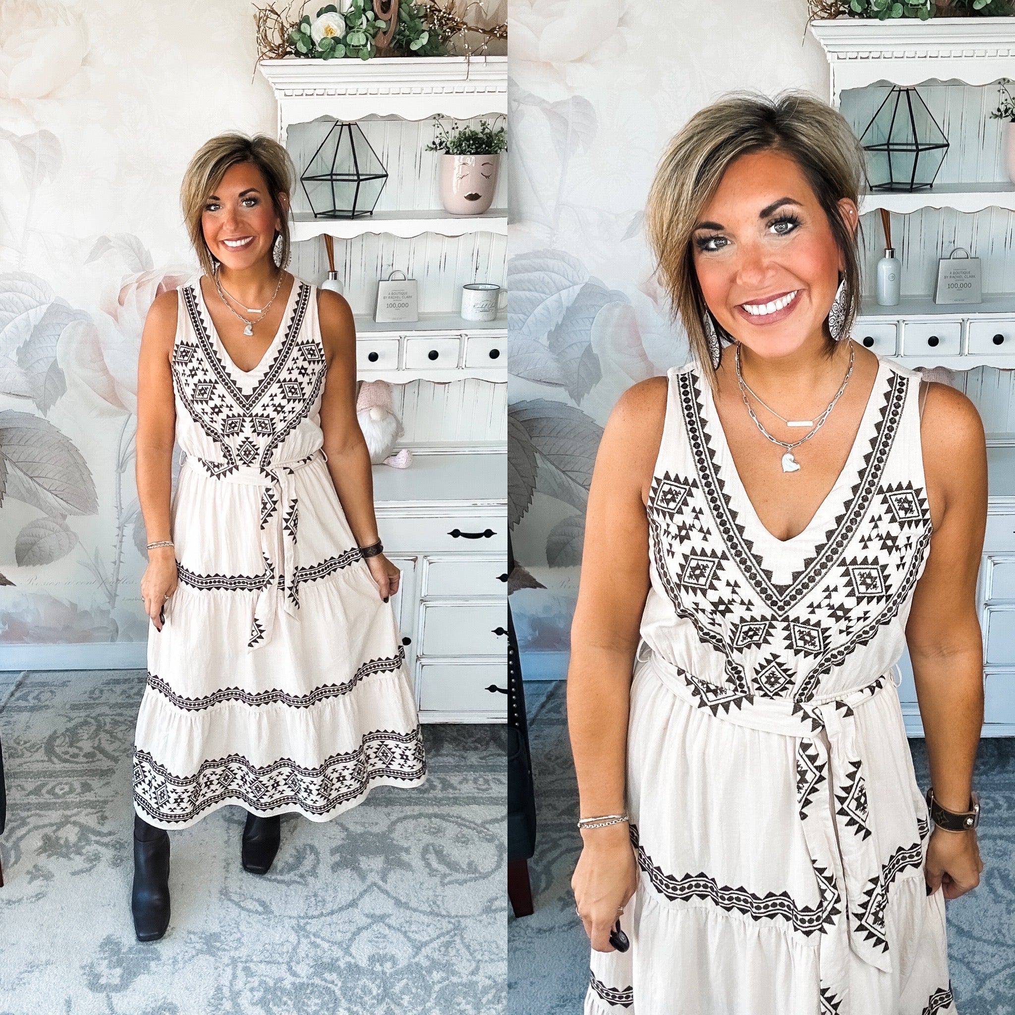 The Right Time Embroidered Dress