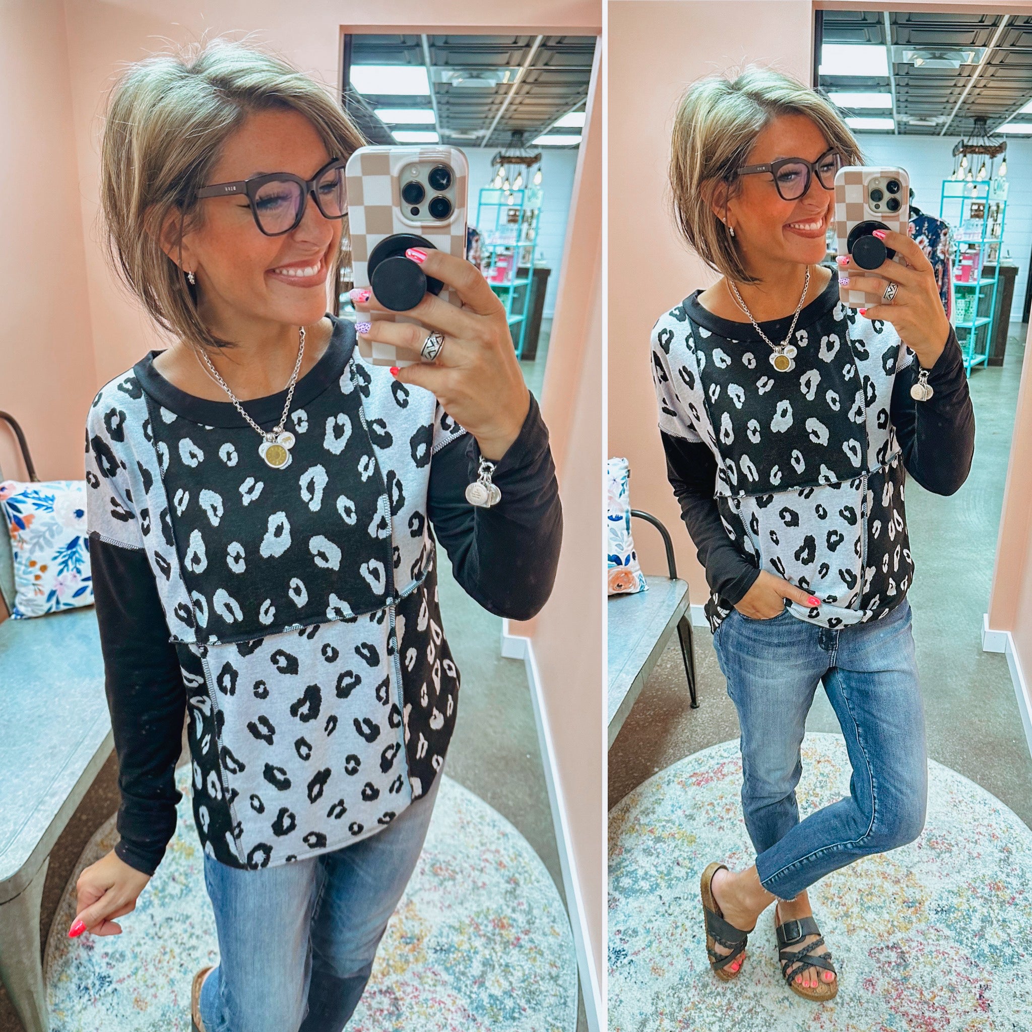 Out Of My Mind Knit Top
