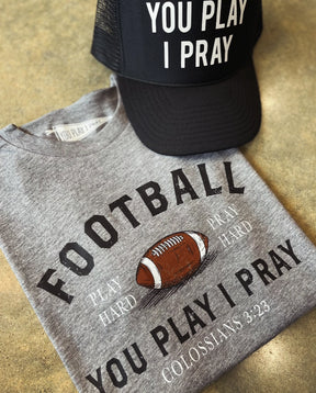 Play Hard, Pray Hard Graphic Tee