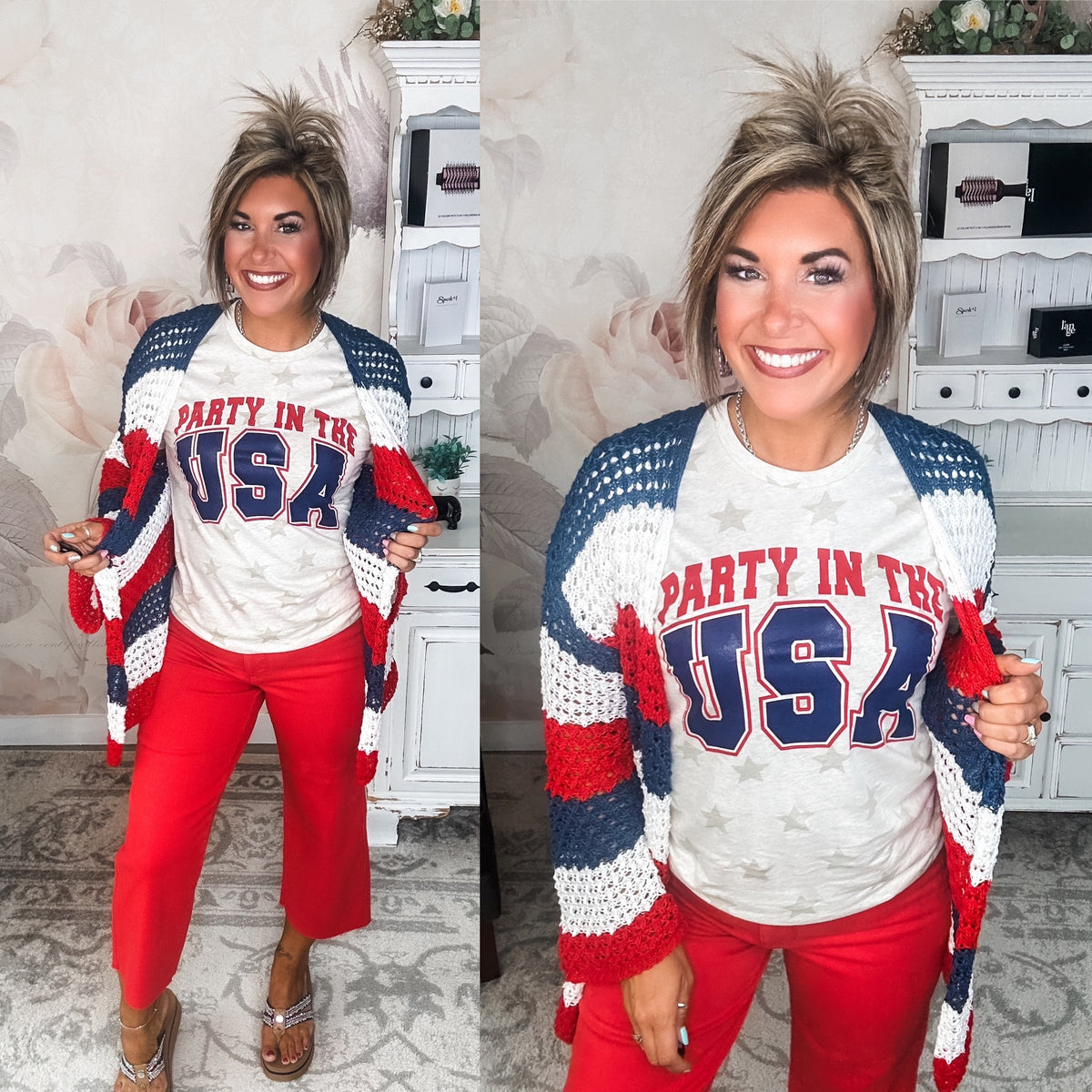 Party In The USA Stars Tee