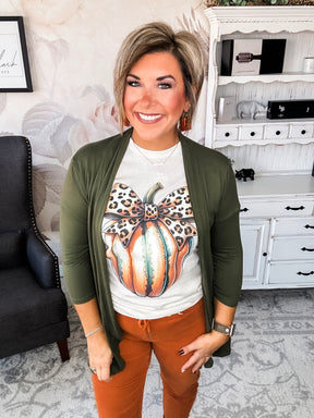 Vintage Leopard Pumpkin Graphic Tee