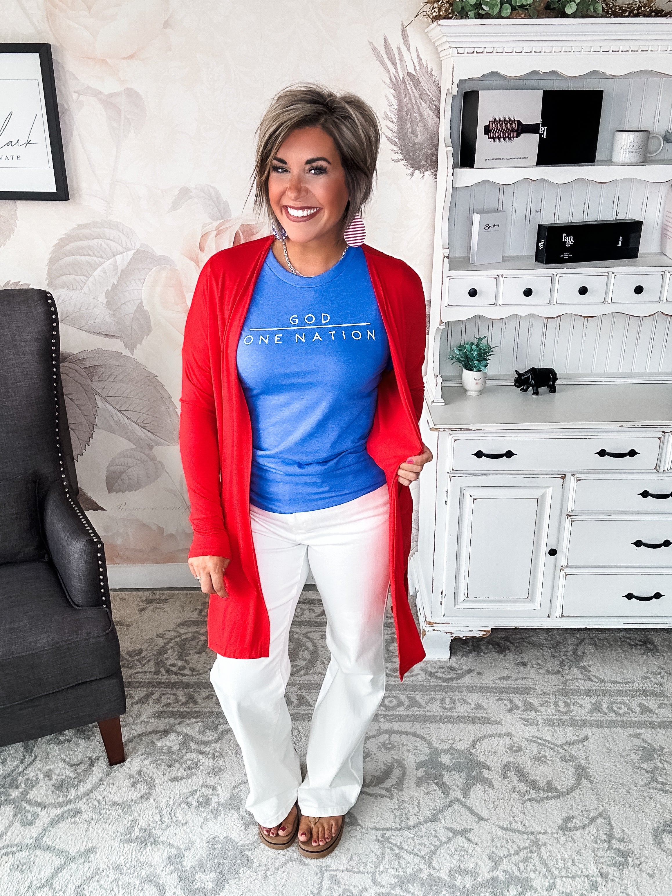 Learn to Love Cardigan - Ruby Red