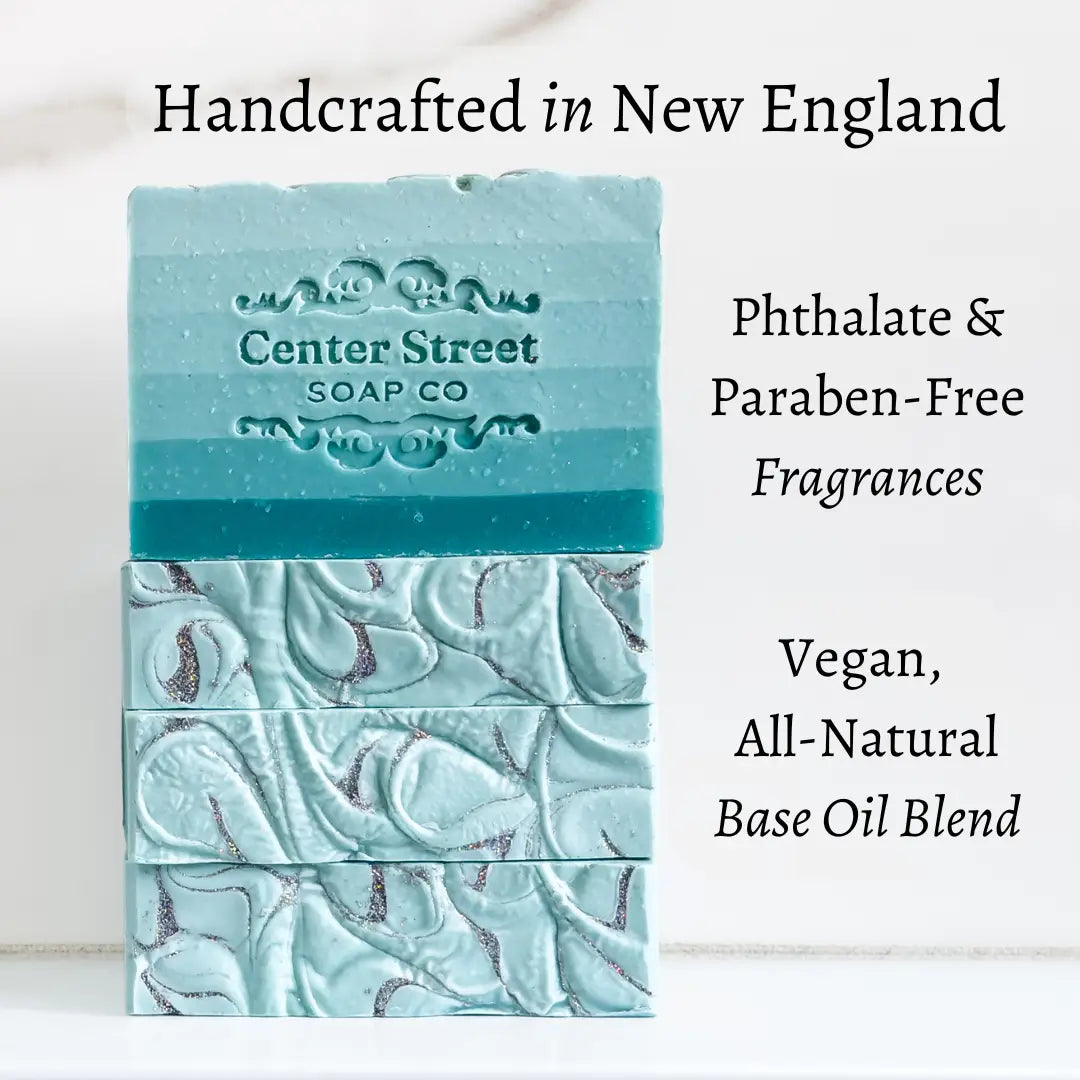 Handcrafted in New England
Phthalate and Paraben free fragrances
Vegan, all natural base oil blend