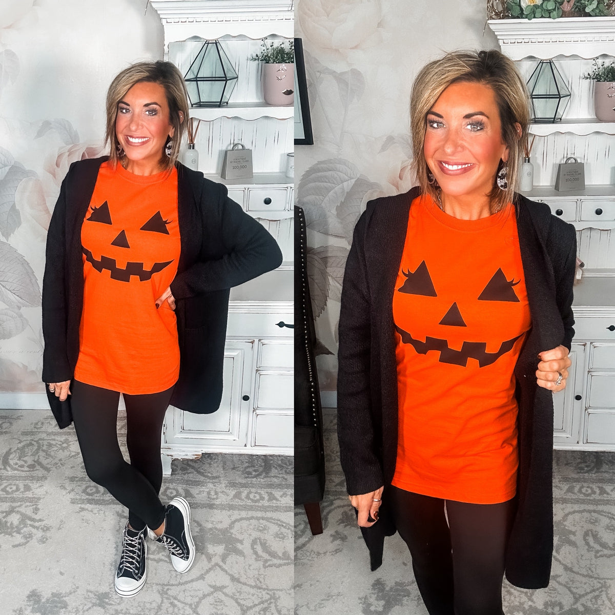Pumpkin Face Graphic Tee