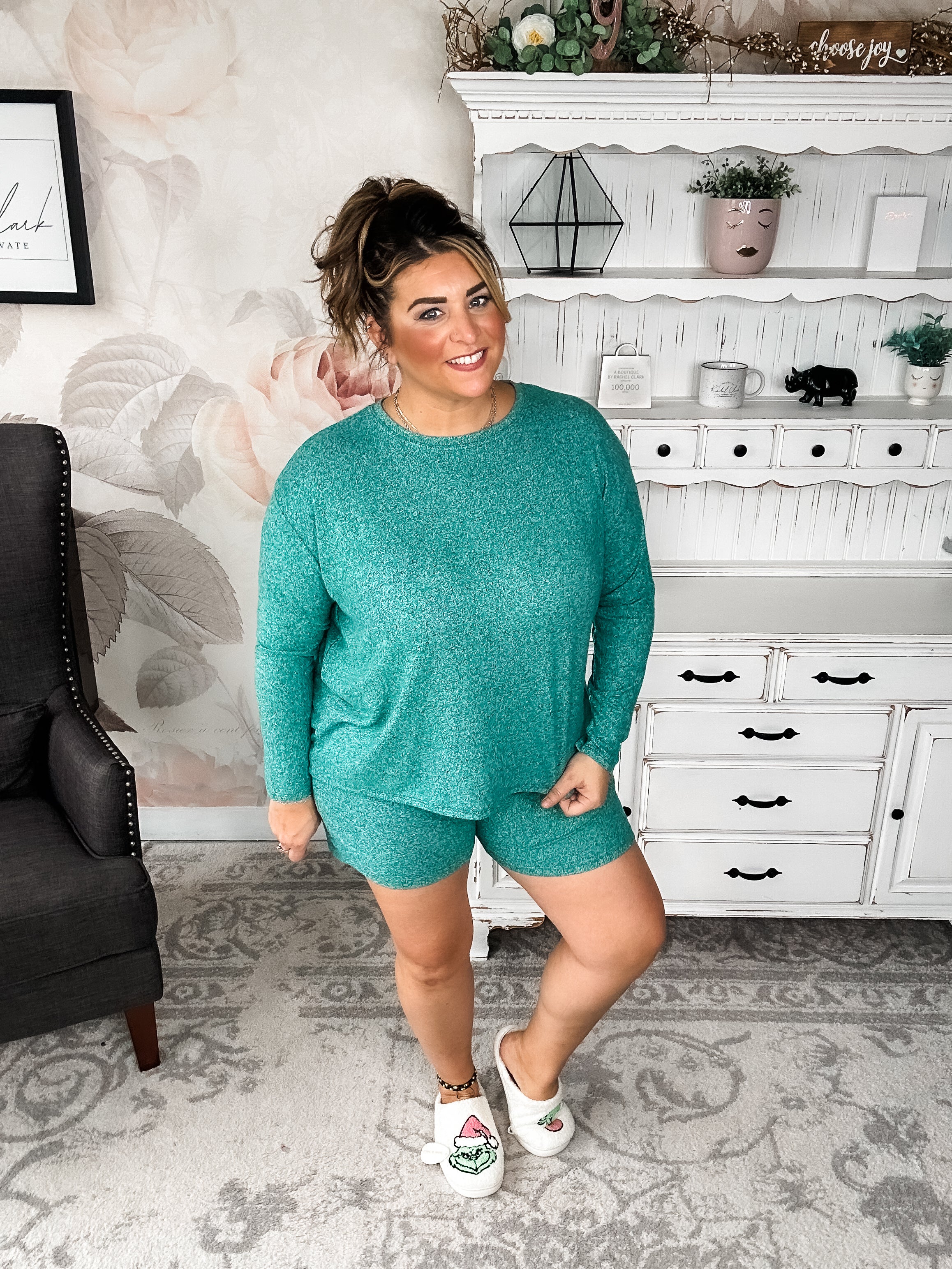 BLACK FRIDAY EXCLUSIVE - Twilight Traveler Lounge Set - Dark Green