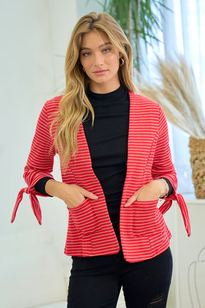 Hearts on Fire Knit Blazer