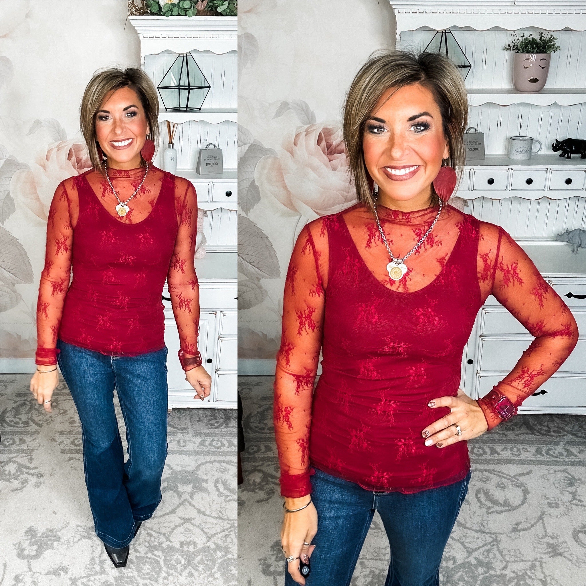 Turn Back Time Mesh Top