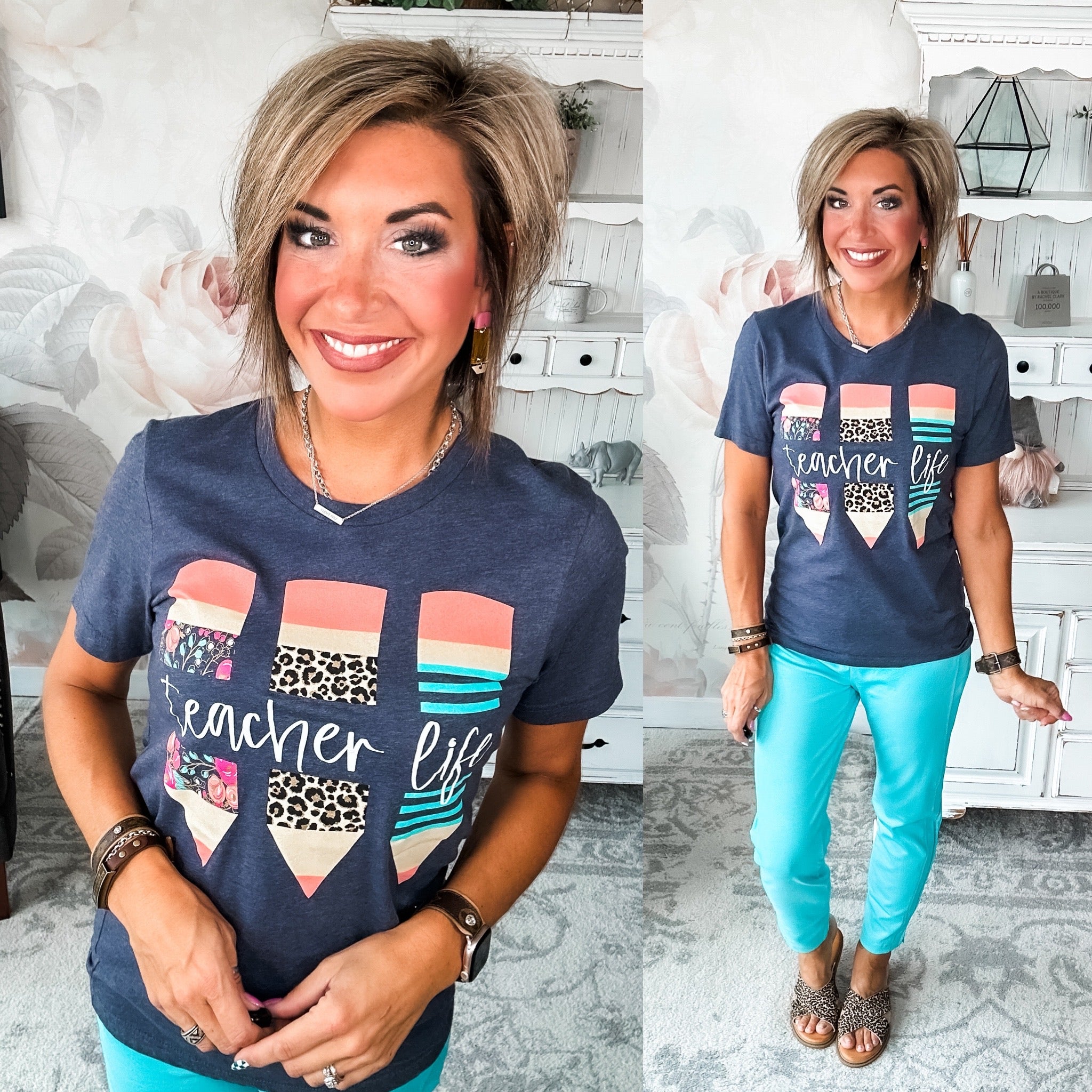 Teacher Life Graphic Tee