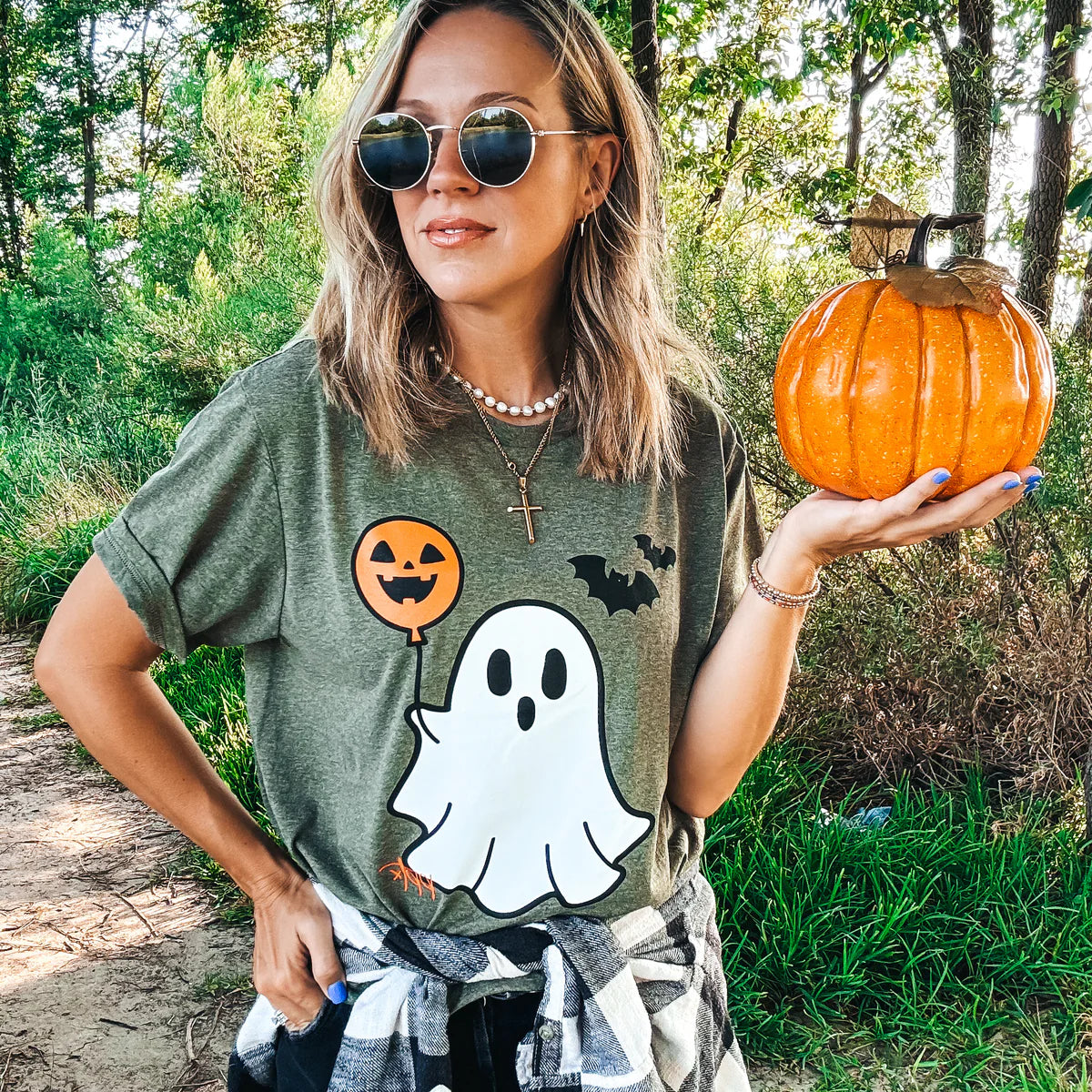 BOO-lloon Ghost Graphic Tee