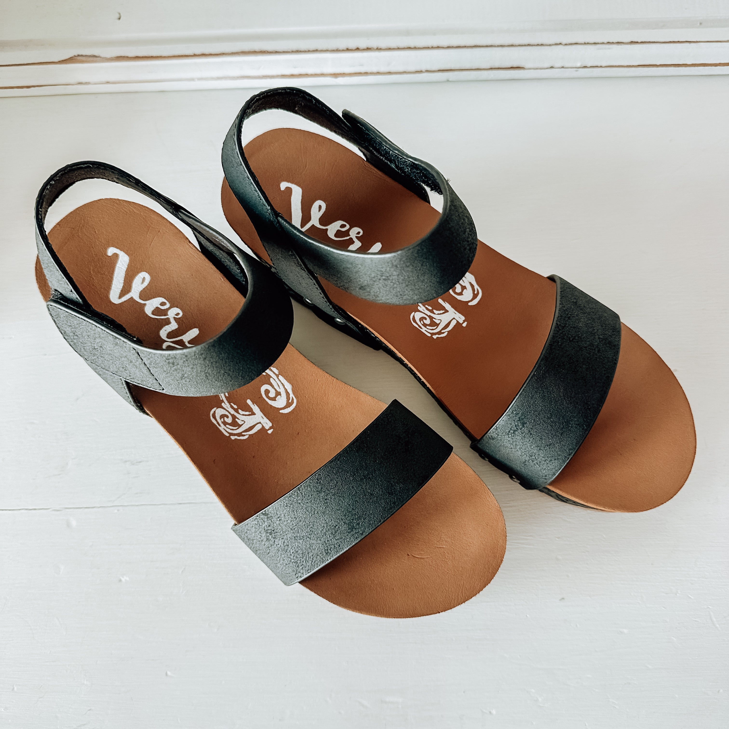 Devon Wedge Sandal - Black 2