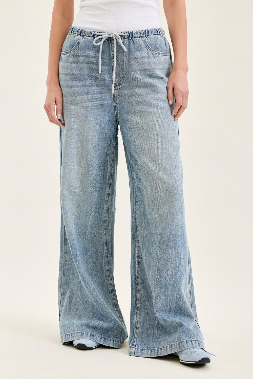 Judy Blue High Waist Featherweight Palazzo Pant