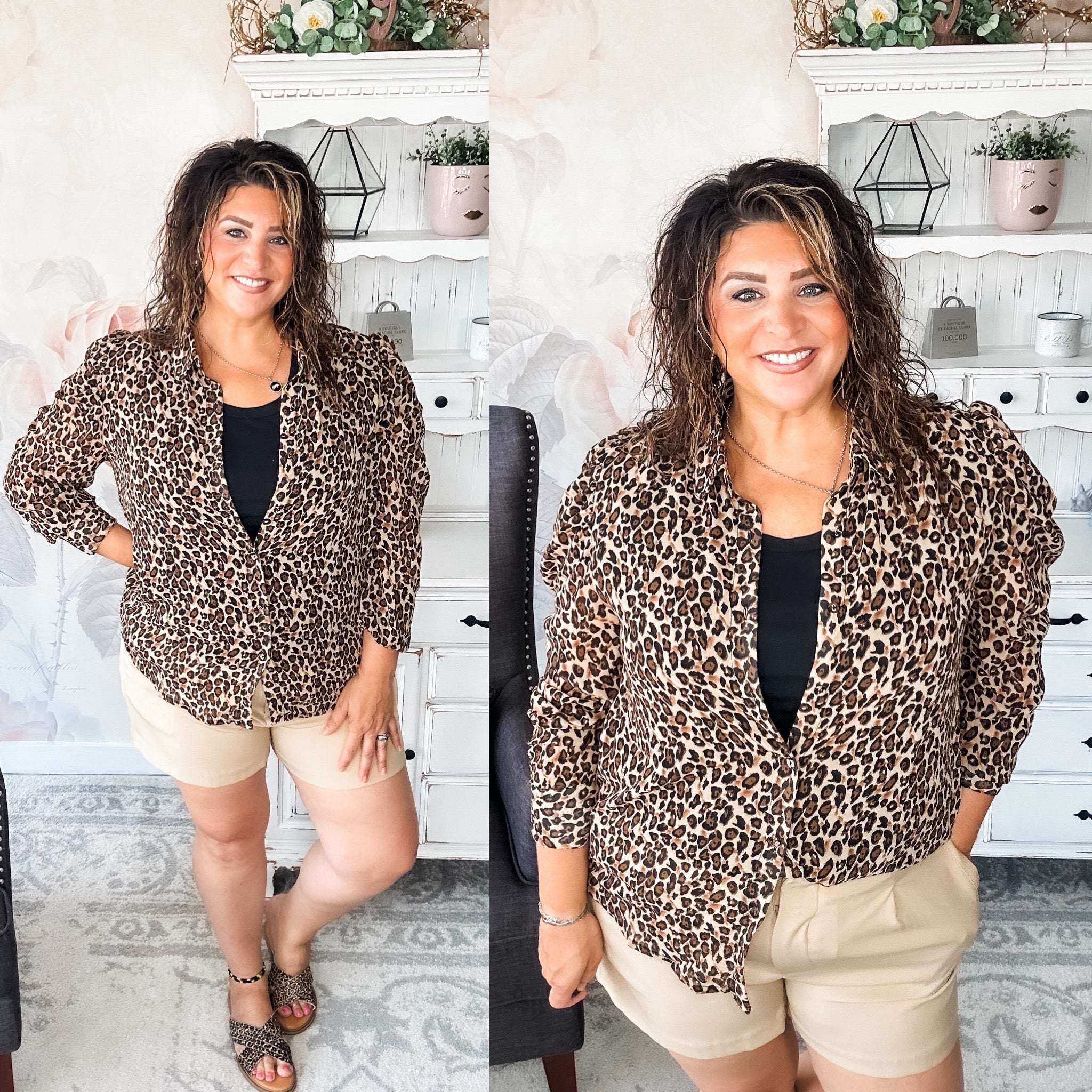 Watch Over You Leopard Blouse
