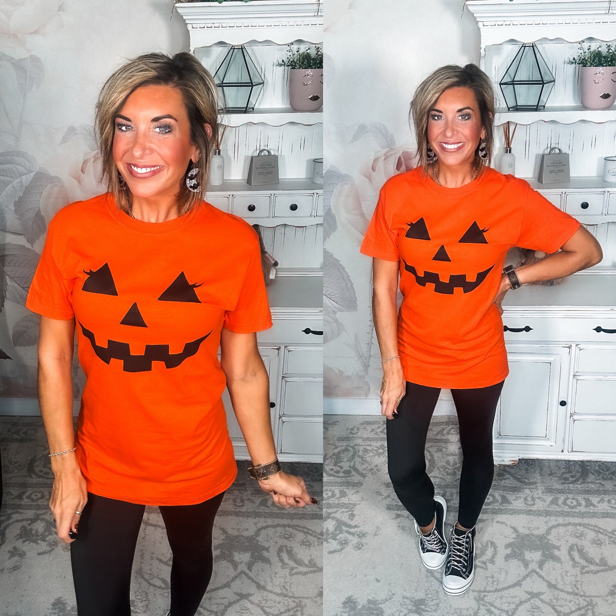 Pumpkin Face Graphic Tee