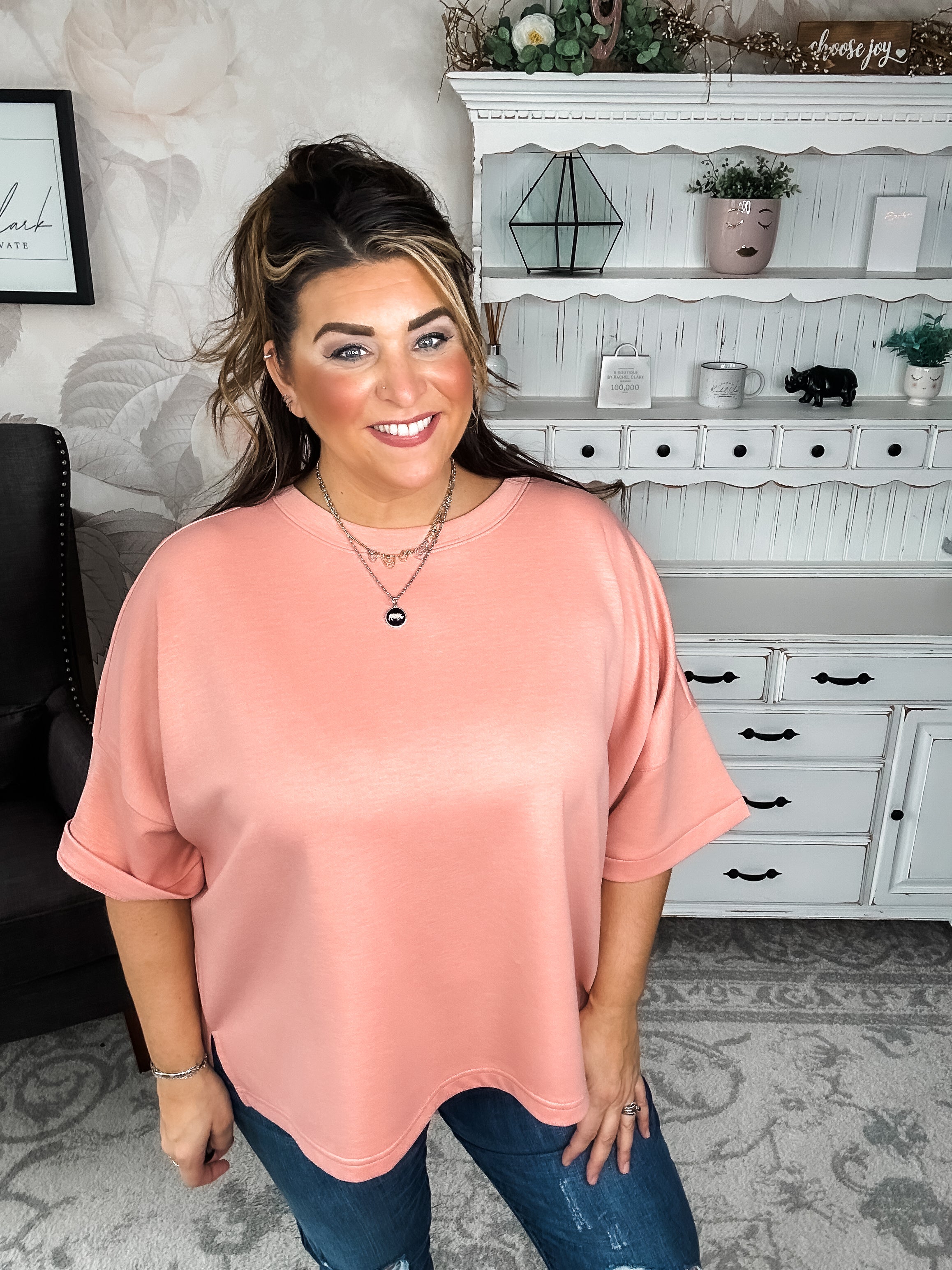 BLACK FRIDAY EXCLUSIVE - Nightfall Nomad Pullover - Tan Rose