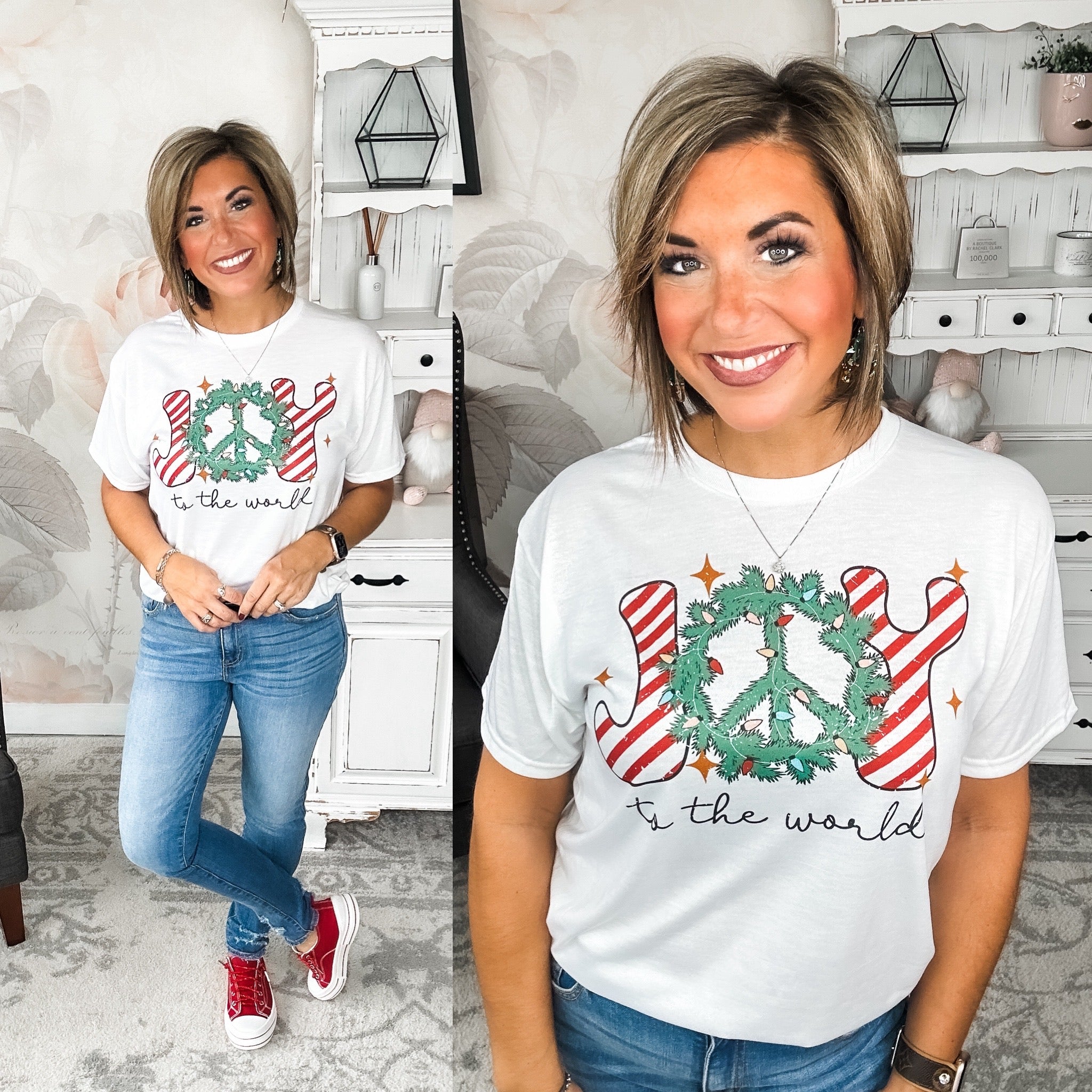 Joy to the Wreath Graphic Tee