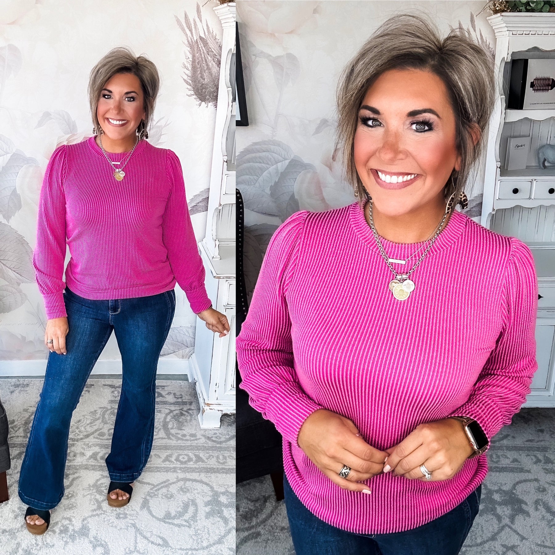 Share My Secret Pullover - Magenta