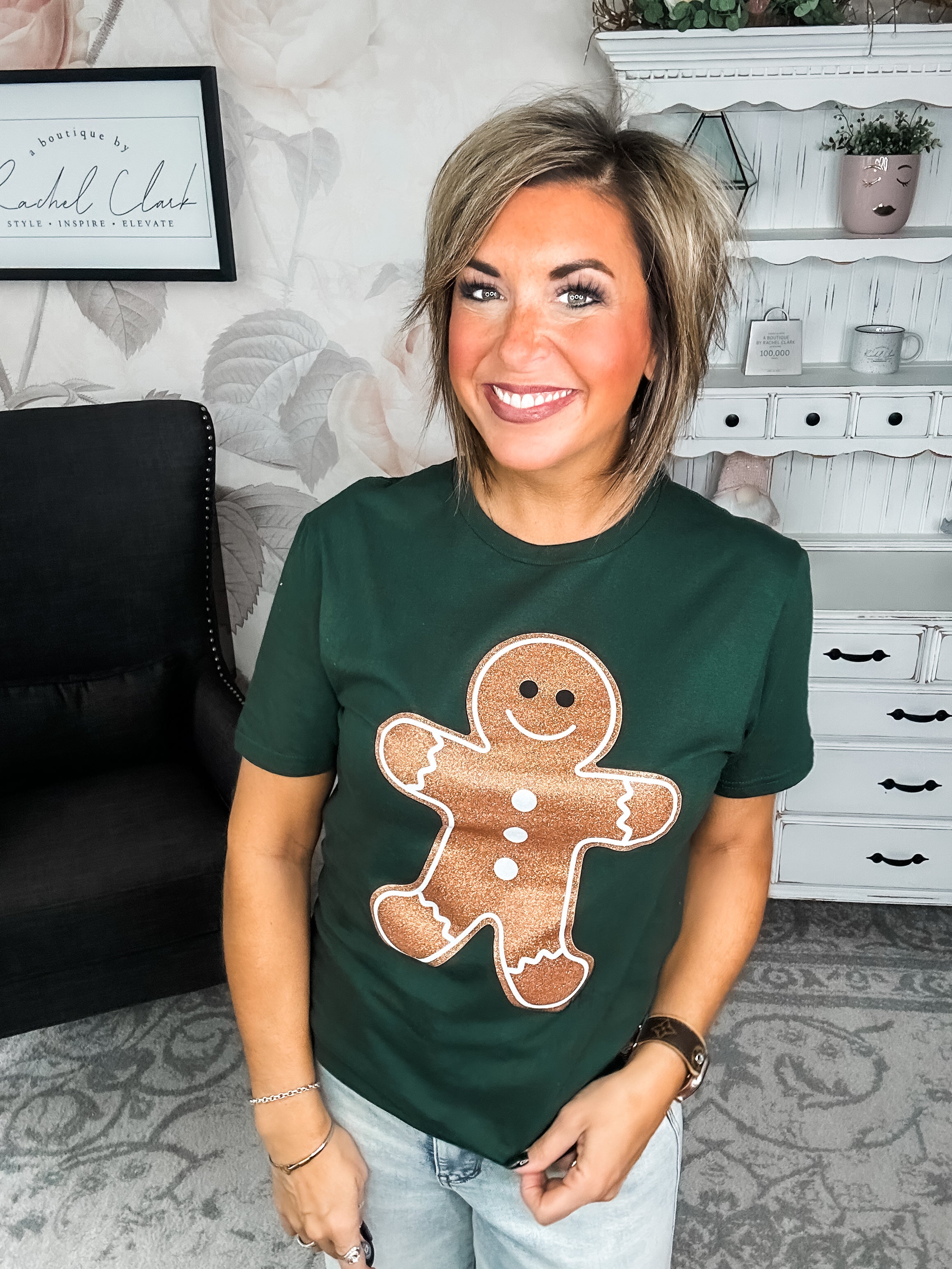 Glitter Gingy Graphic Tee
