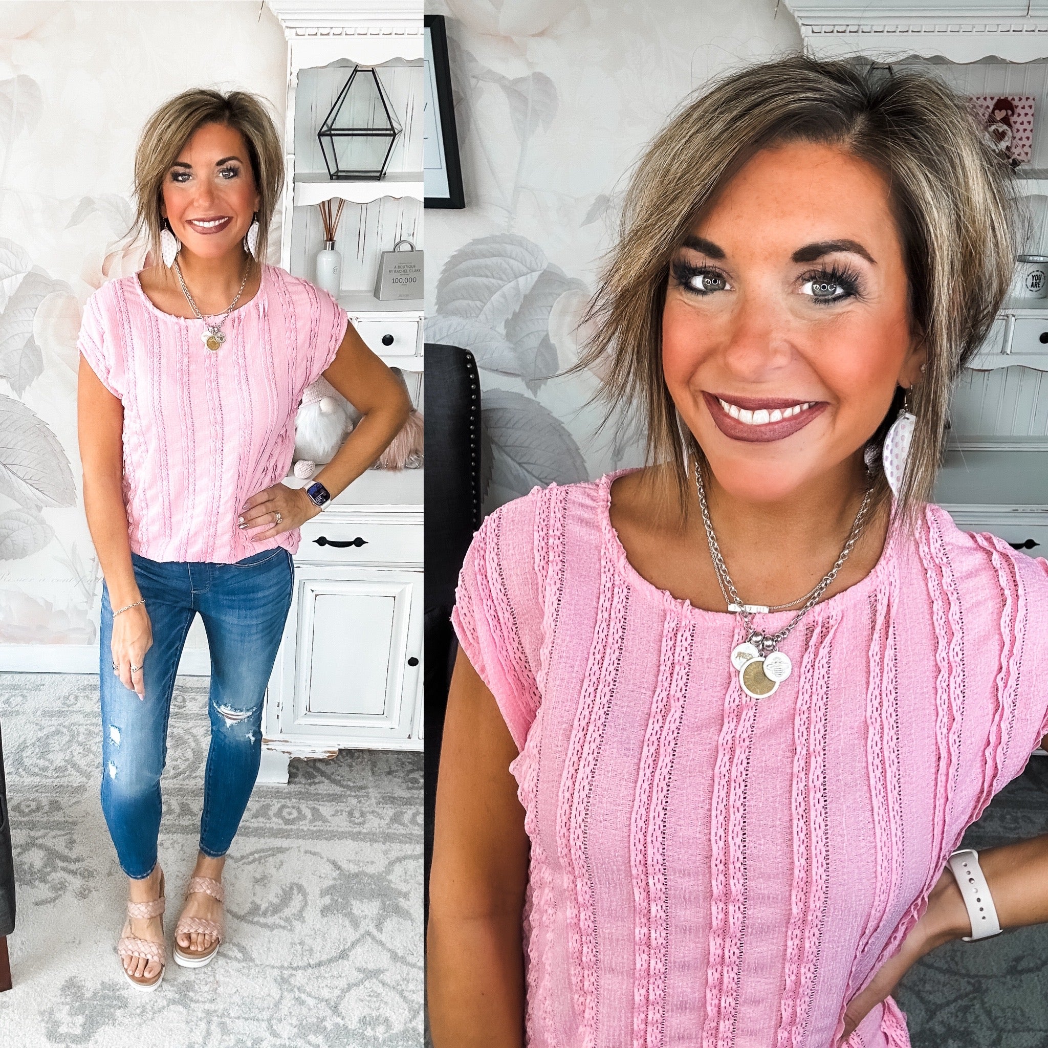 Miss Being Alone Top - Pink