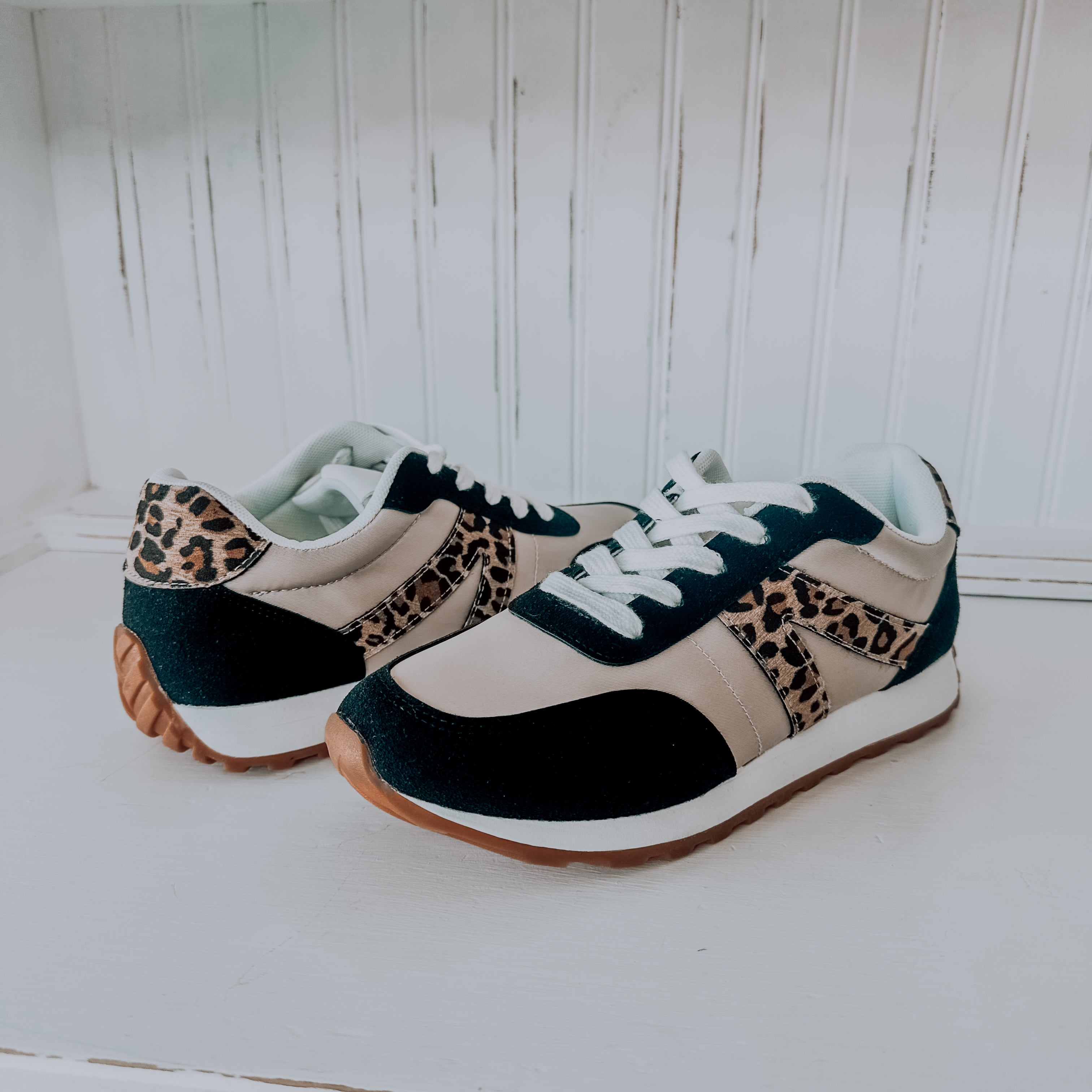 Joel Sneaker - Black Leopard