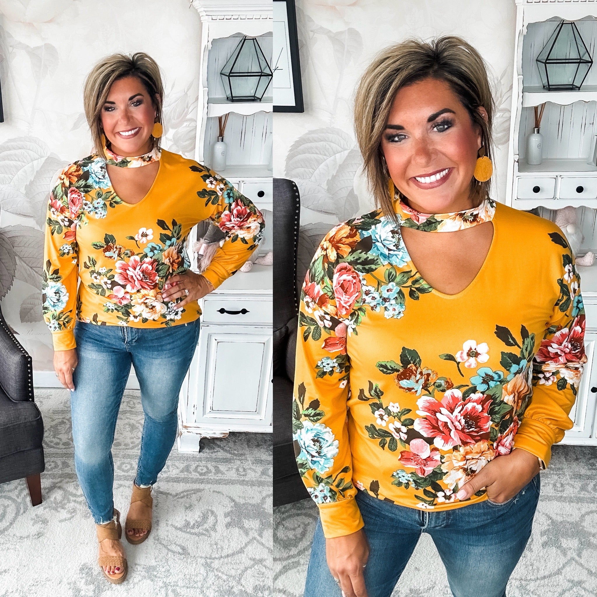 You're Still Number One Floral Top