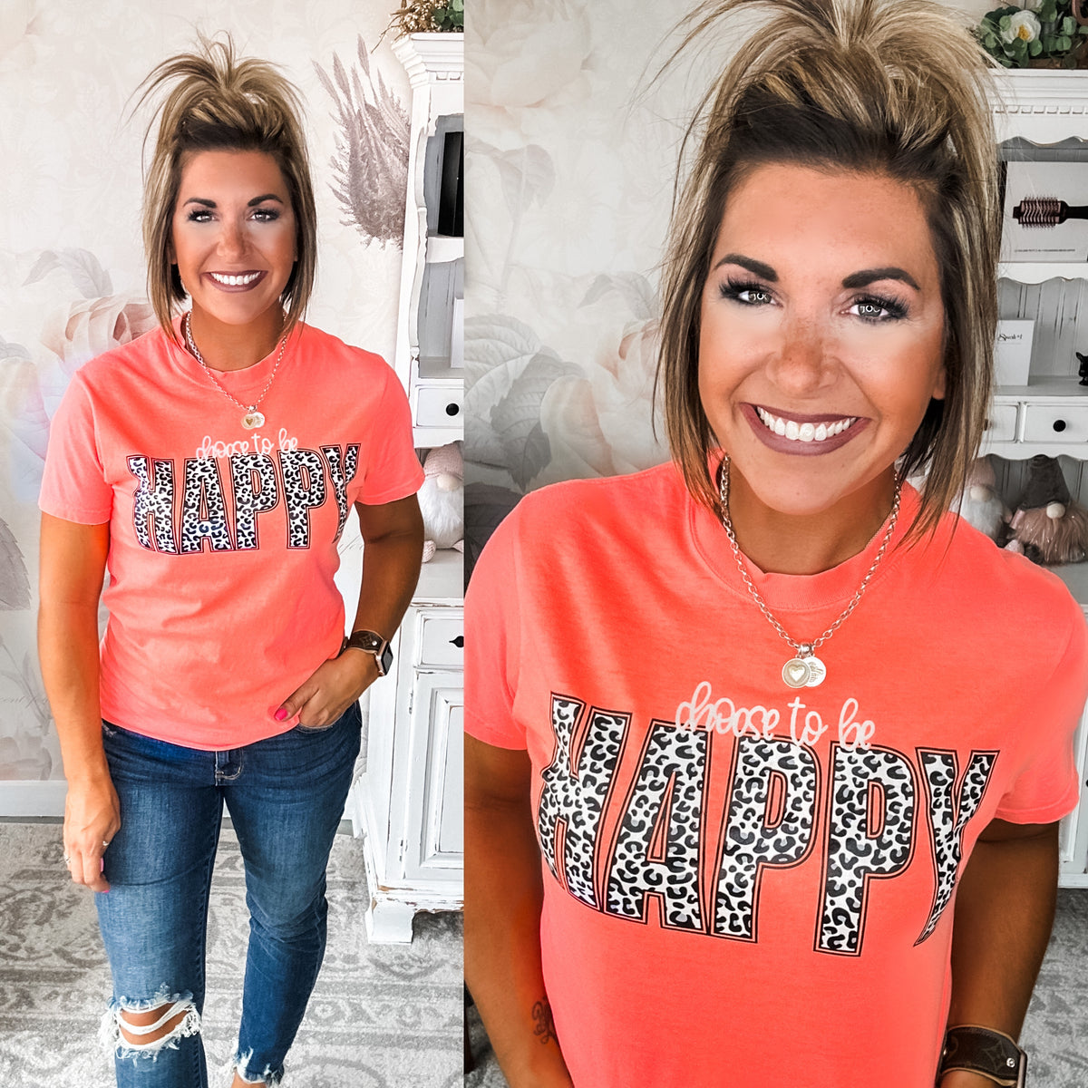 Choose To Be Happy Graphic Tee