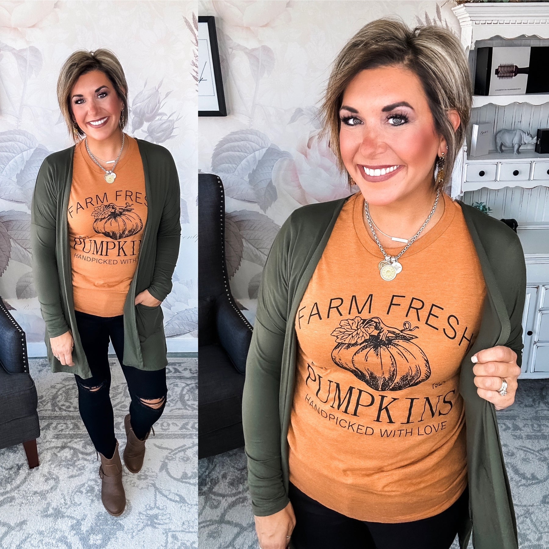 Farm Fresh Pumpkins Graphic Tee