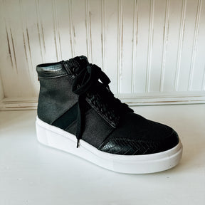 Edisia High-Top Sneaker - Black