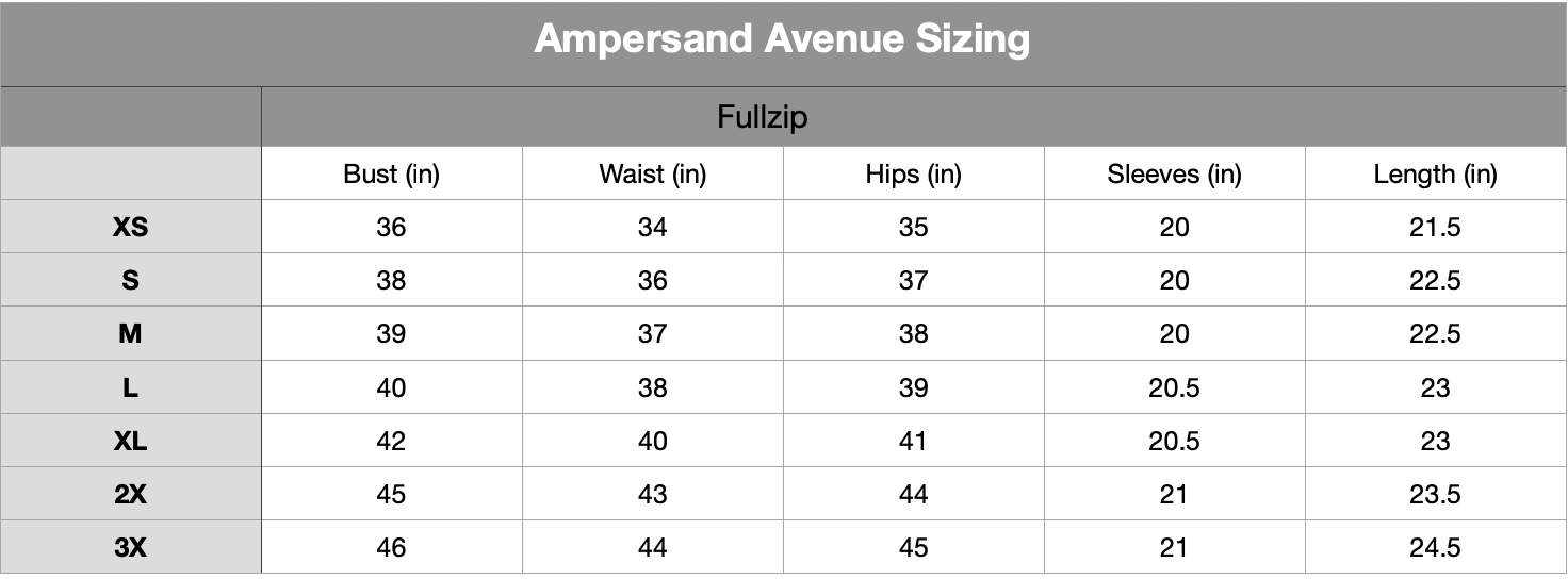 Ampersand Avenue Fullzip Sweatshirt Hey Boo Hey