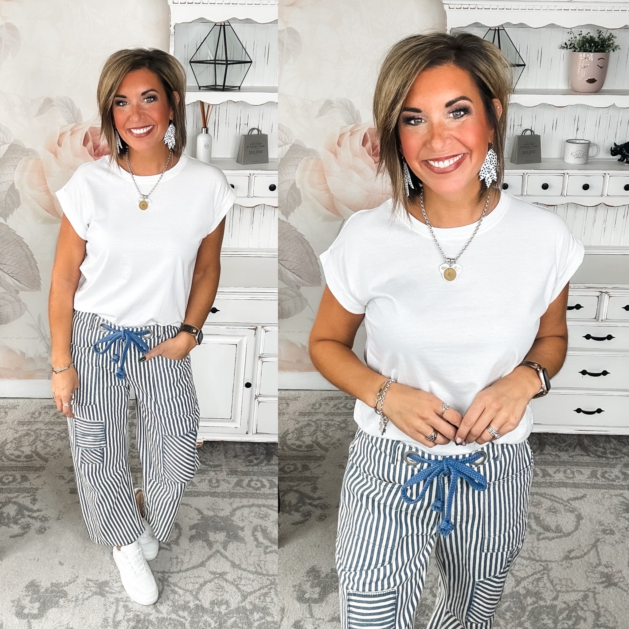 Up All Night Short Sleeve Tee - White