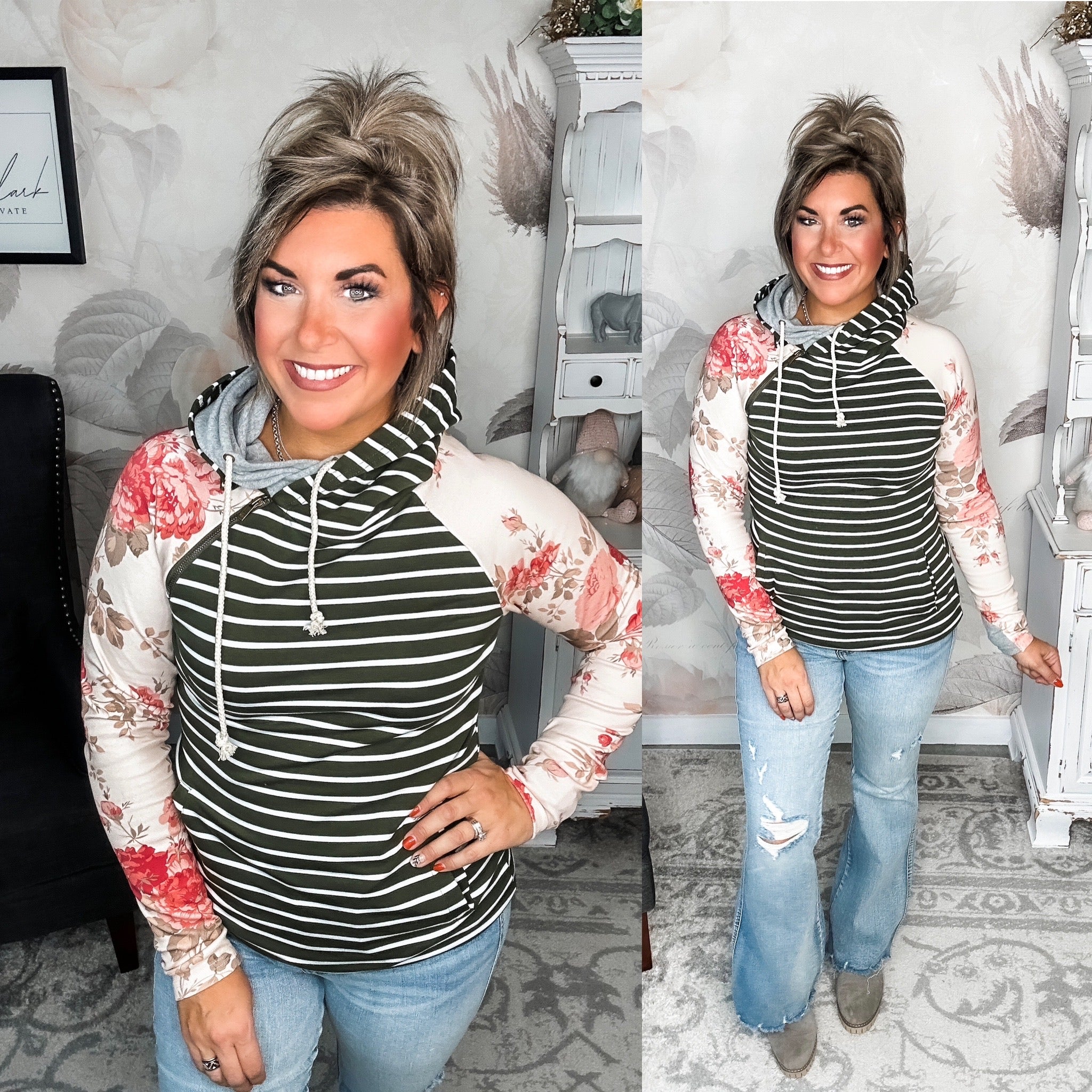 Ampersand Avenue - Doublehood™ Sweatshirt - Harvest Hues