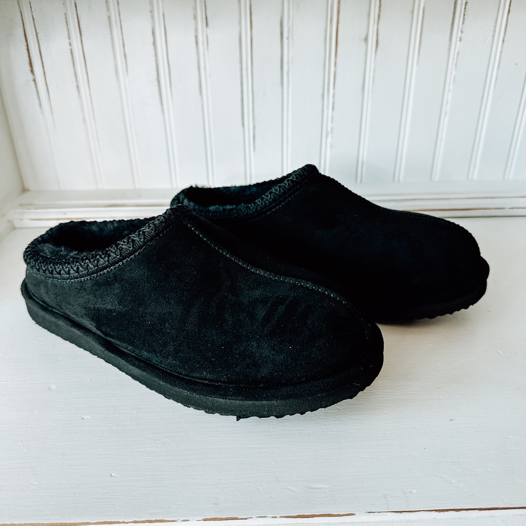 Cheers Platform Slipper - Black