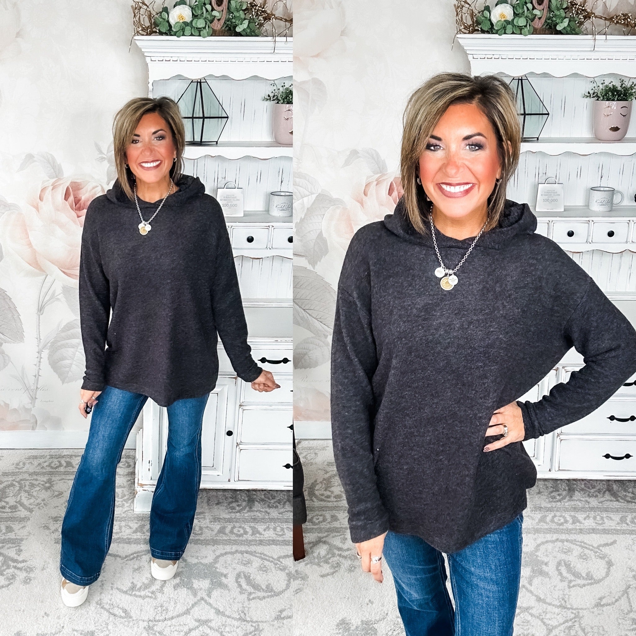 Shop Til Sunrise Sweater- Black