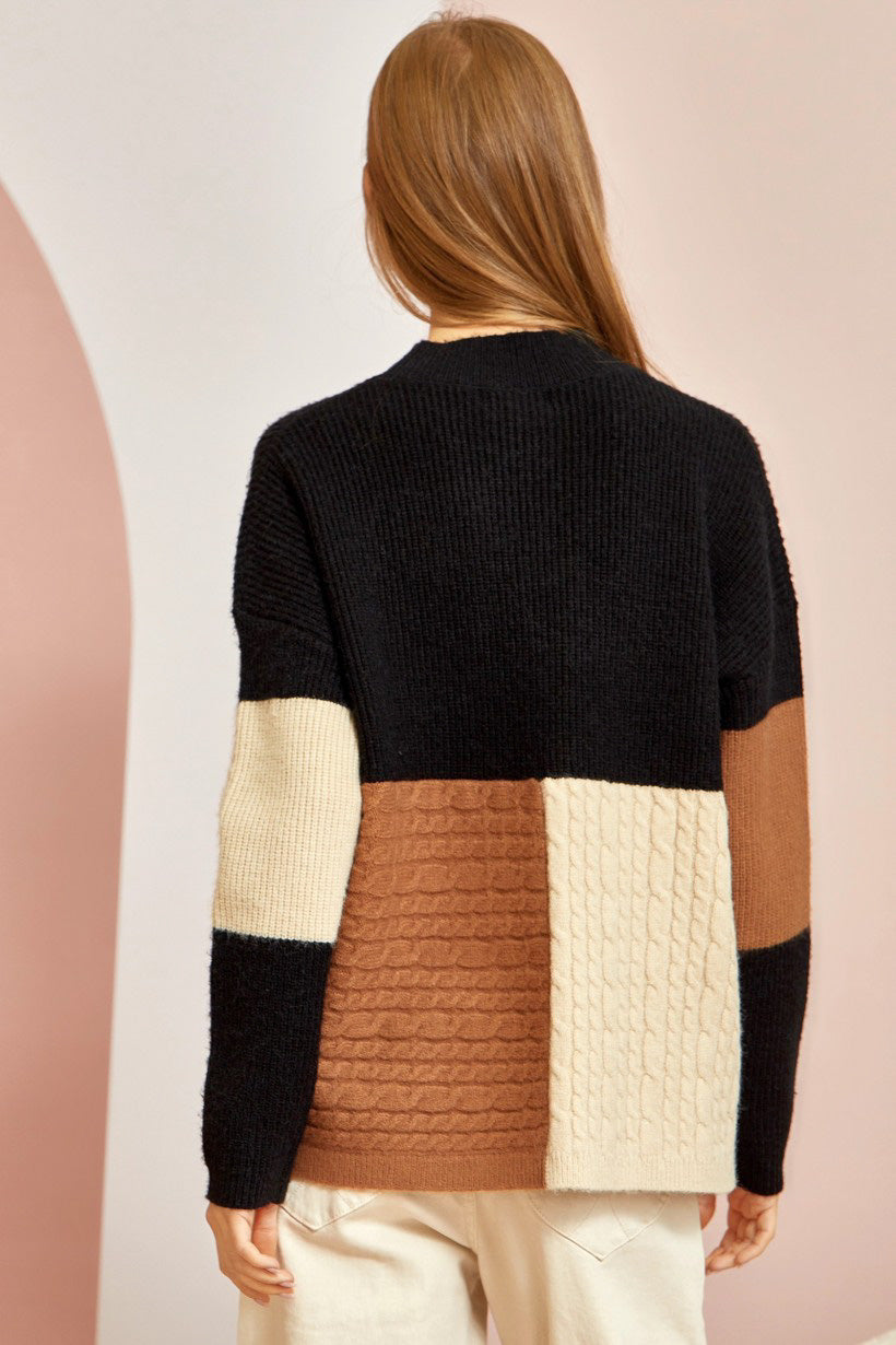 True Survivor Colorblock Sweater