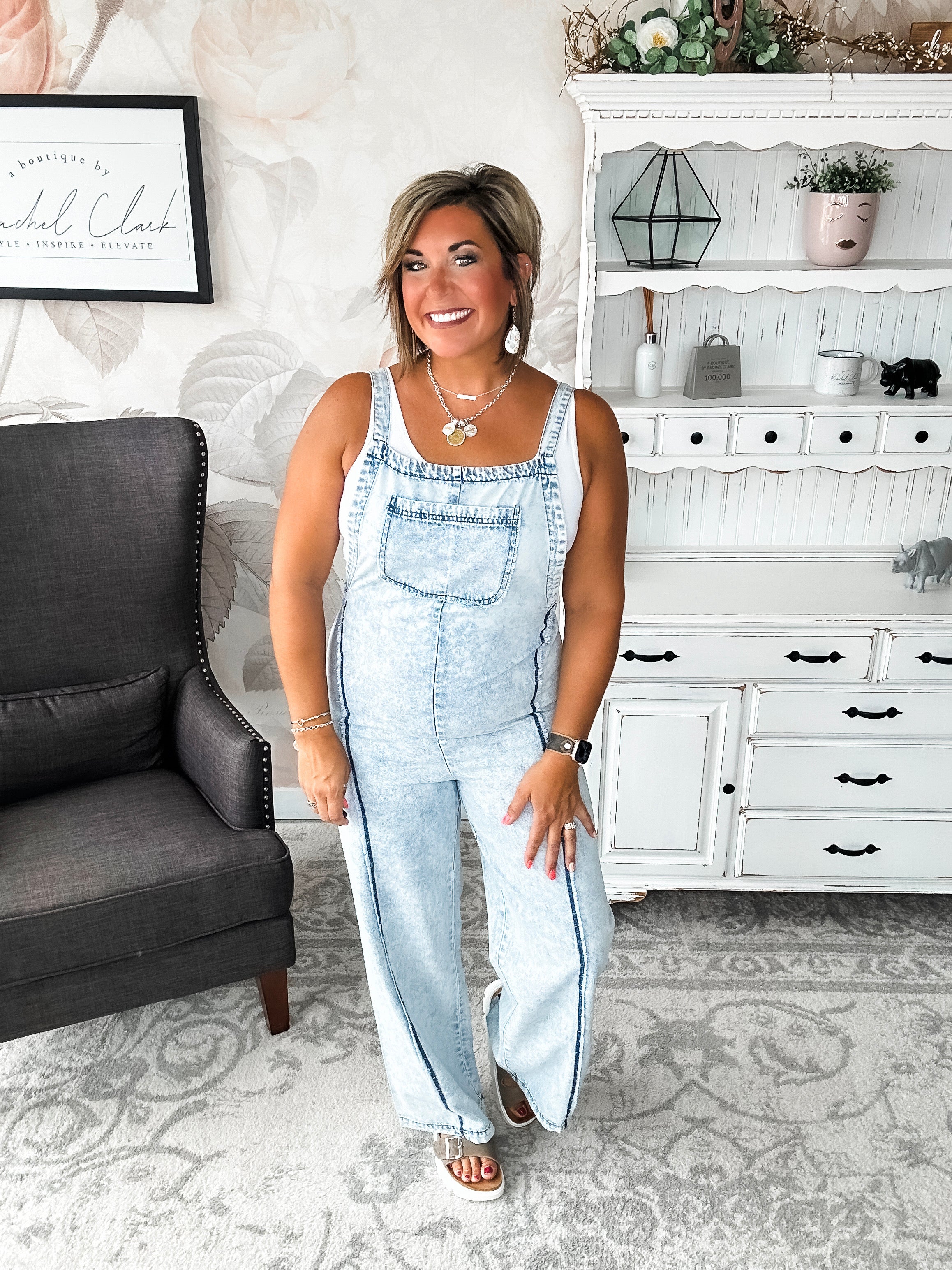 Repeat The Past Denim Jumpsuit Overalls