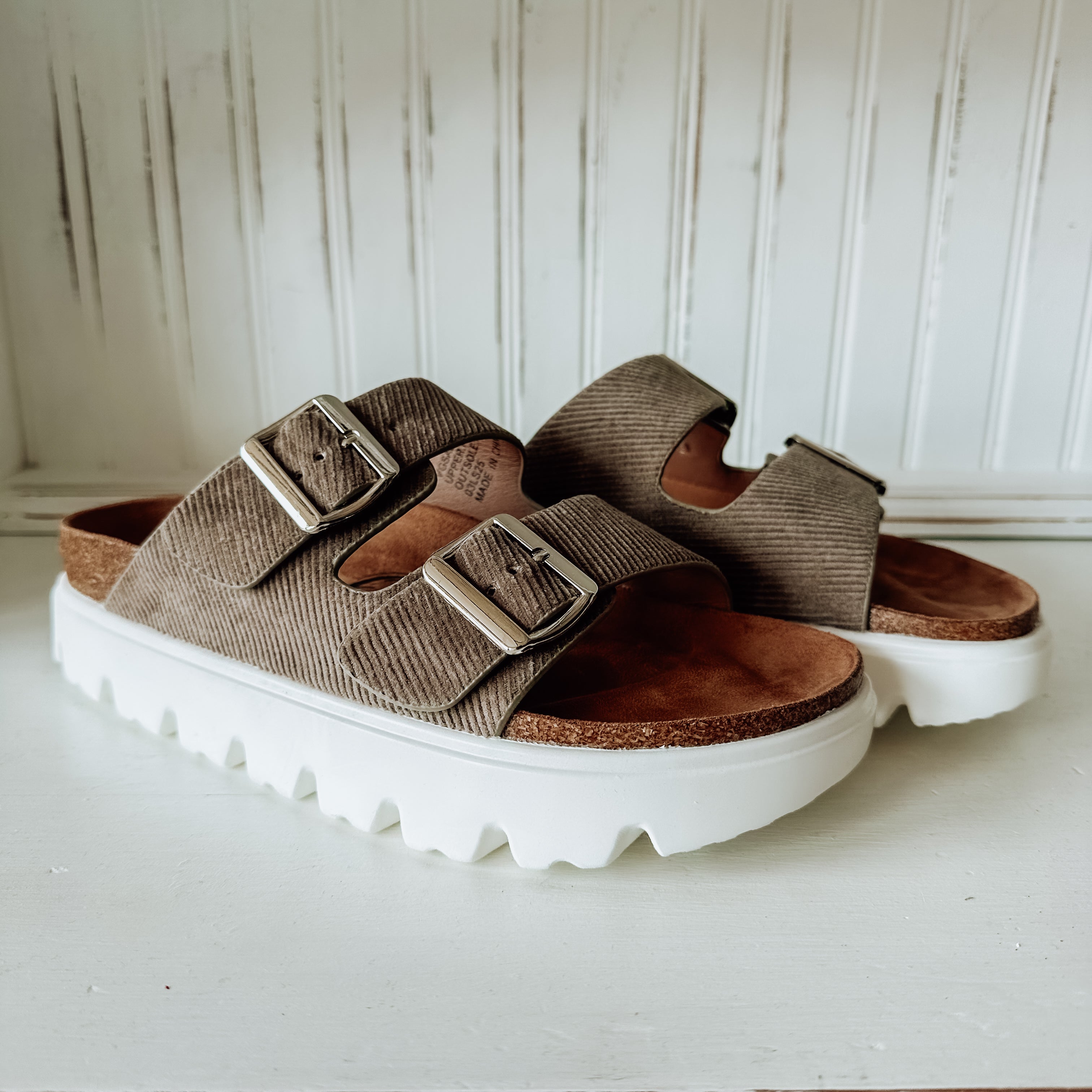 Jazmin Flatform Sandal - Taupe