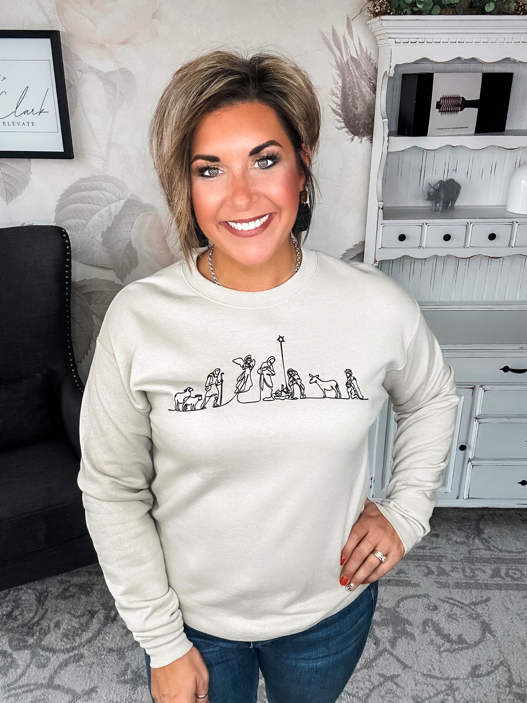 BLACK FRIDAY EXCLUSIVE! - Nativity Scene Pullover Sweatshirt