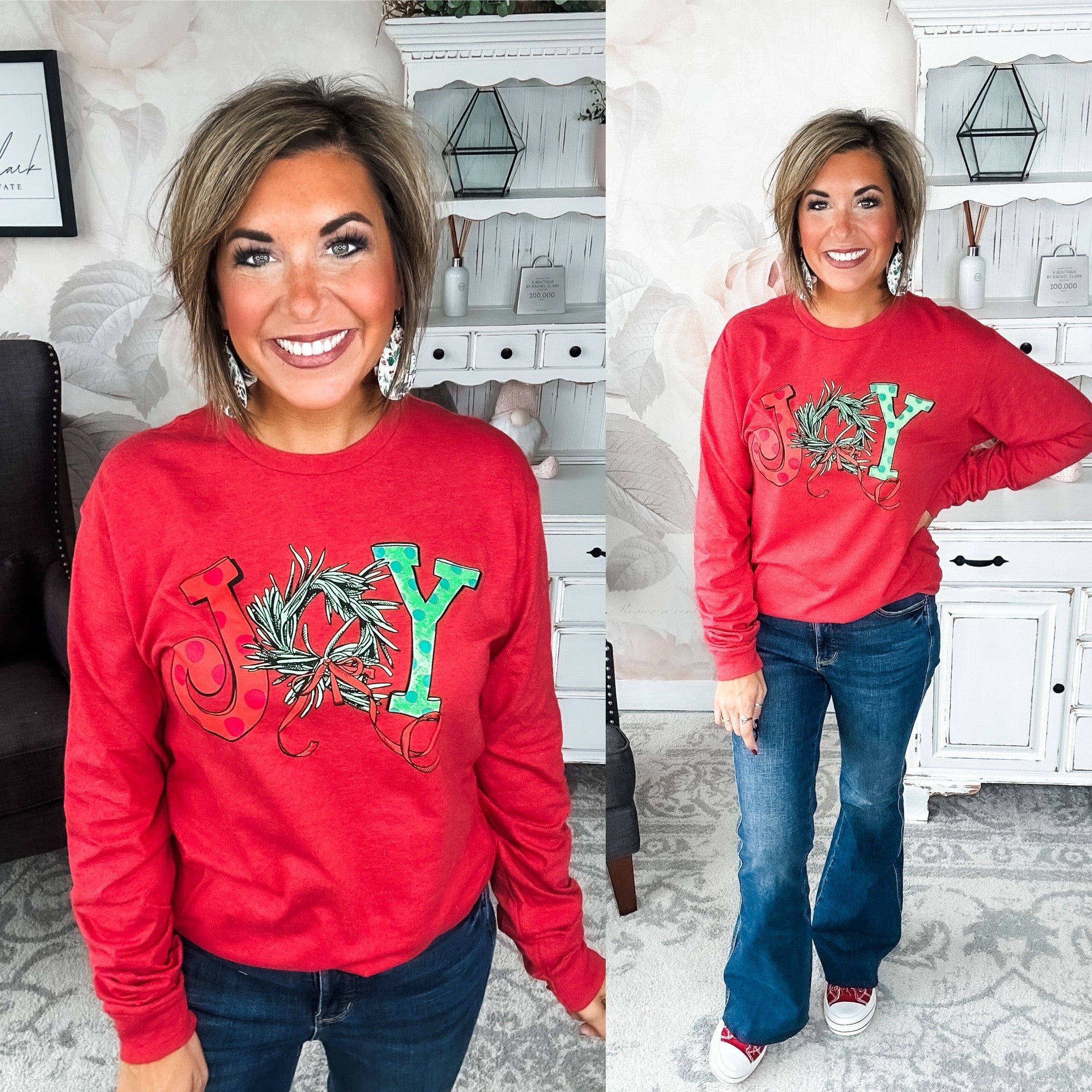 Joy Long Sleeve Graphic Tee