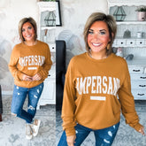Ampersand Avenue University Pullover - Mustard Ampersand