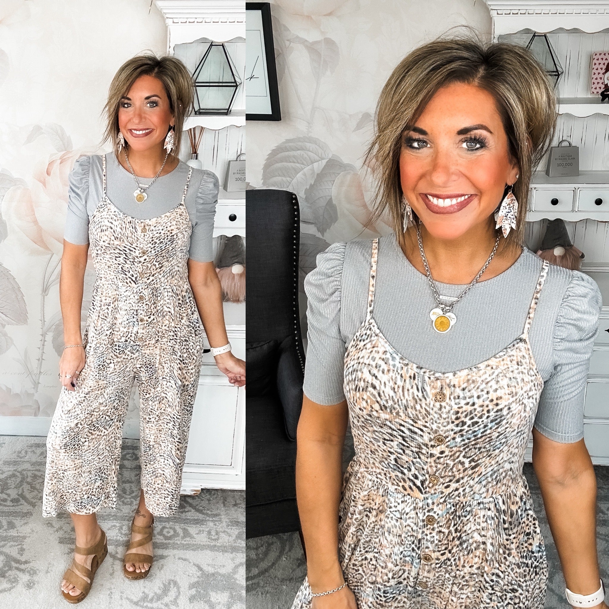 Can't Live Without You Top - Grey