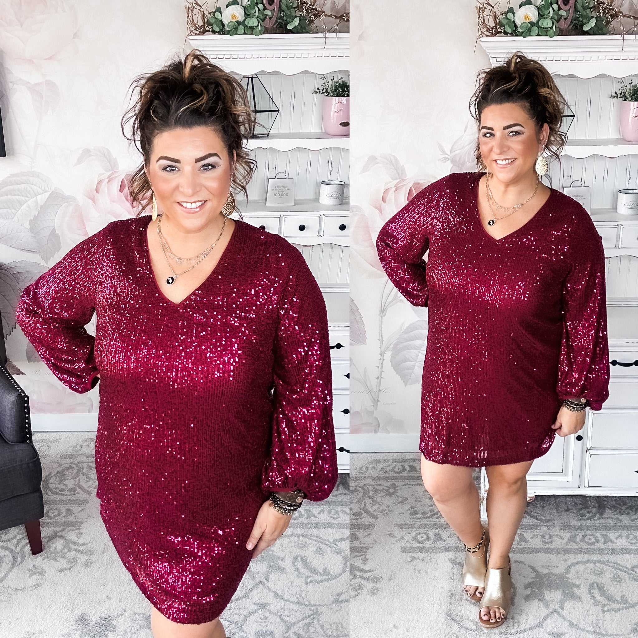 Set Me Free Sequin Dress