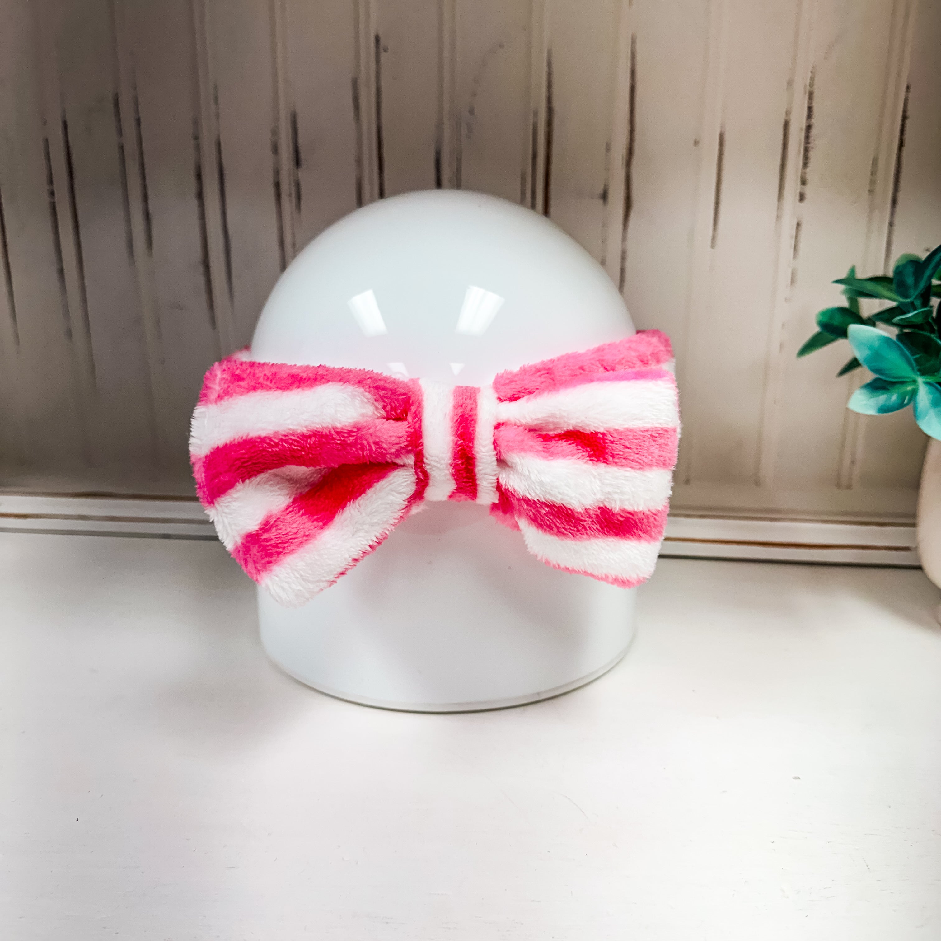 Pink Spa Headband with Bow