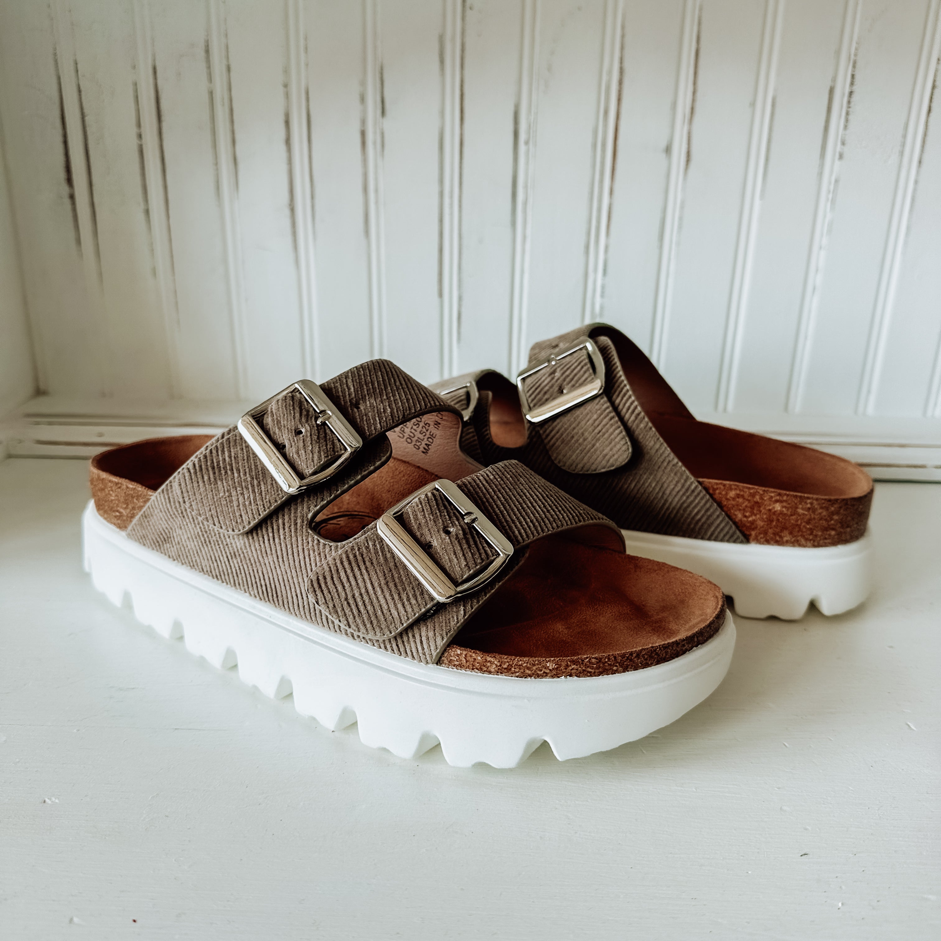Jazmin Flatform Sandal - Taupe