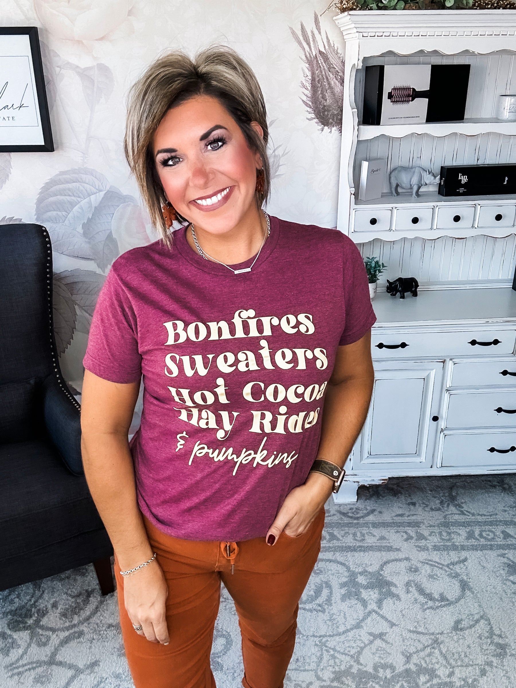 Bonfires & Fall Graphic Tee